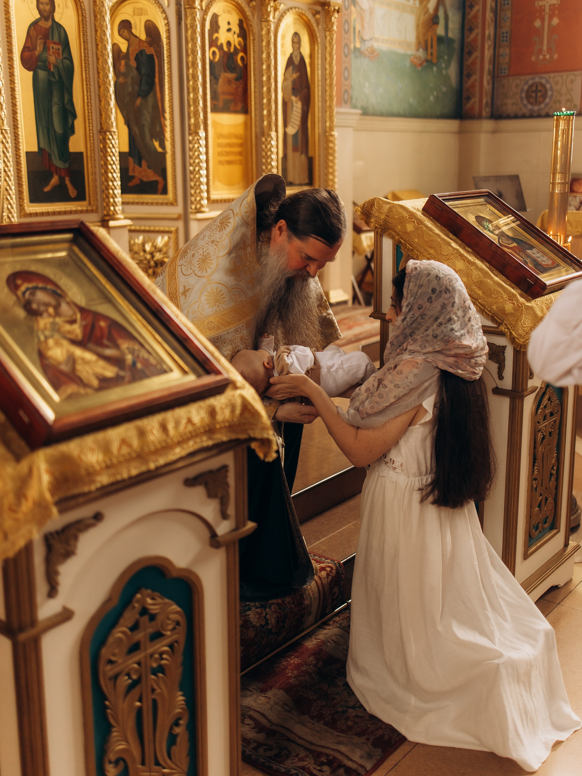 Крещение Николая и Александра. Семейный фотограф в Краснодаре Храмова Анна