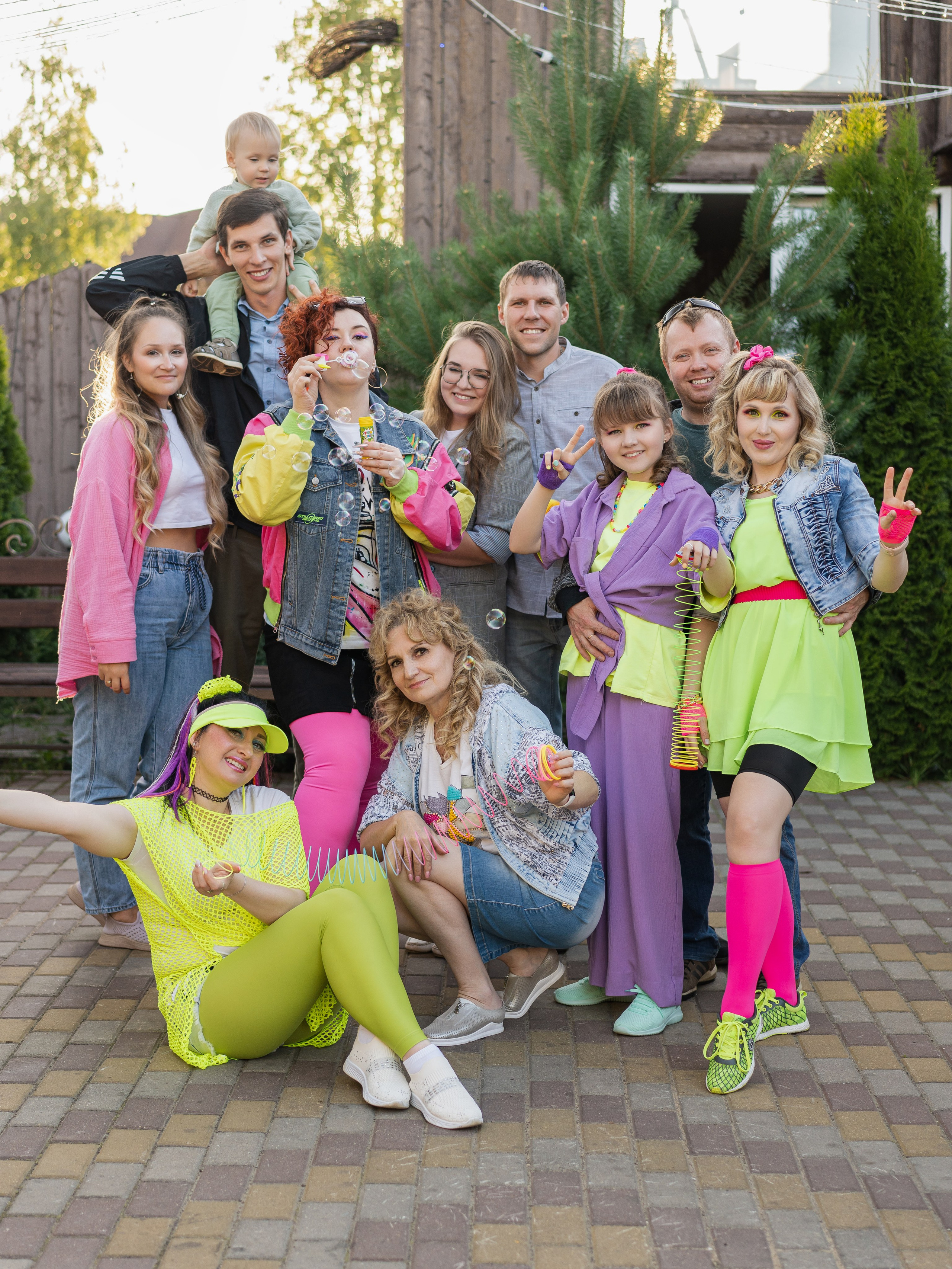 День рождения в стиле 90х. Фотограф Москва