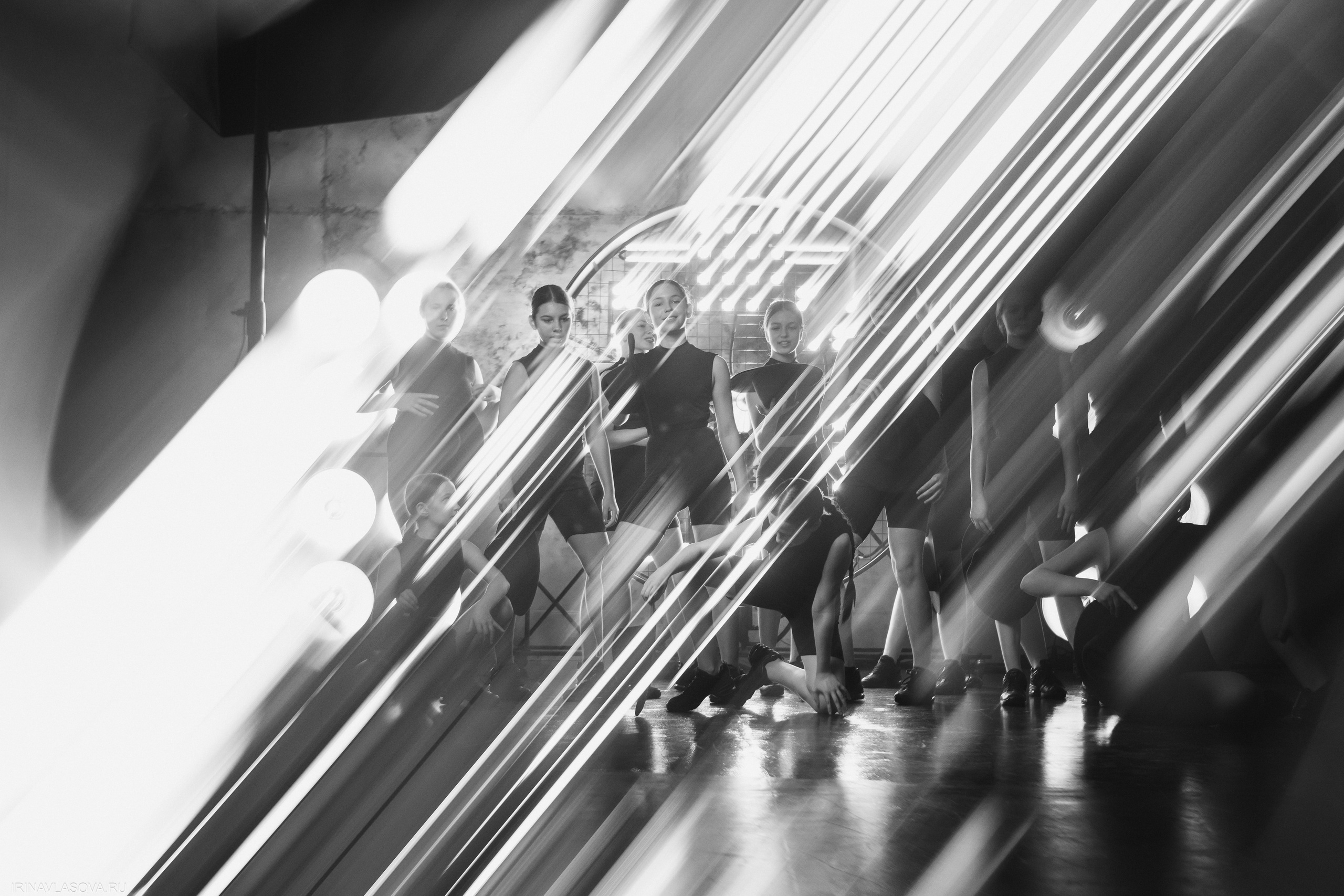 новогодняя клубная командная фотосессия для танцоров новосибирск