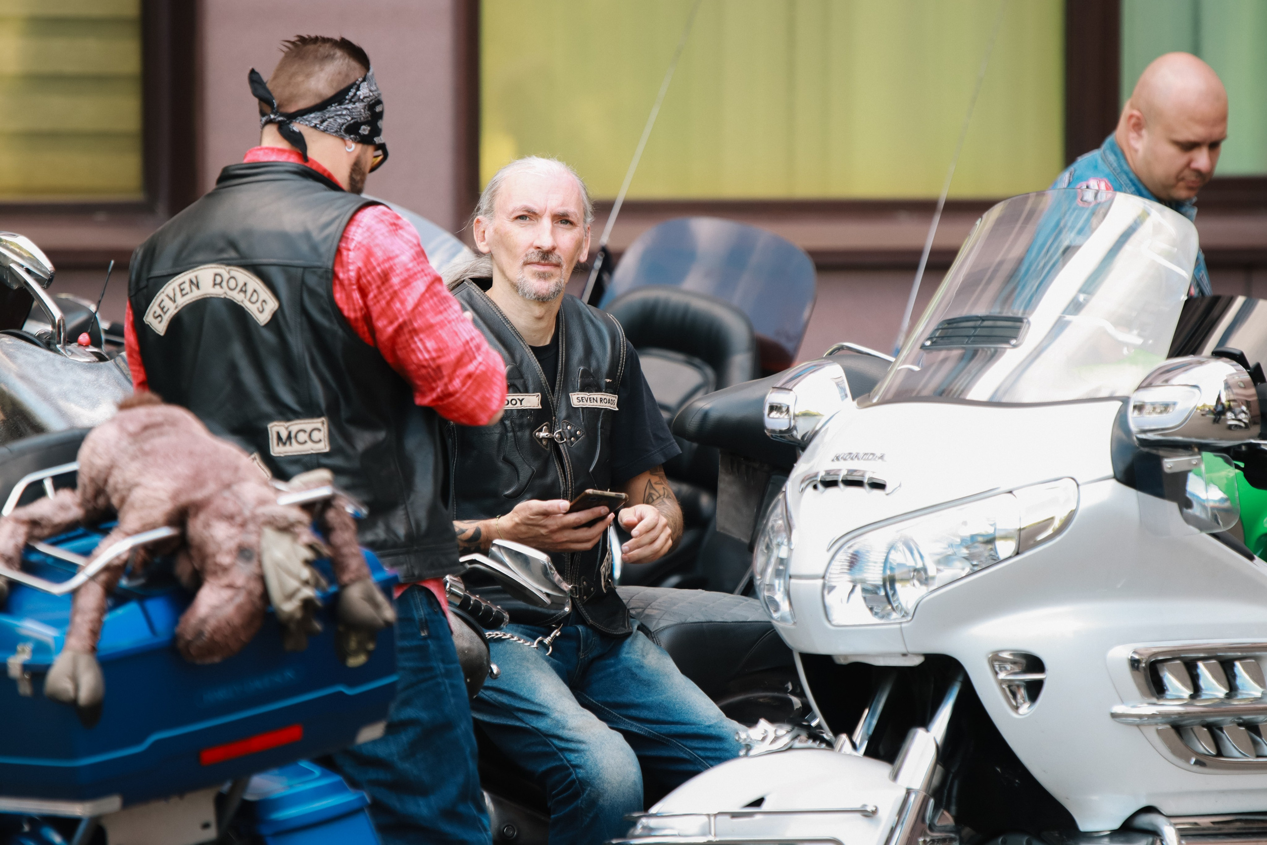 Выезд «Мототерапии» в детскую больницу в Солнцево. Репортажный фотограф в Москве и Зеленограде Karina-vozd