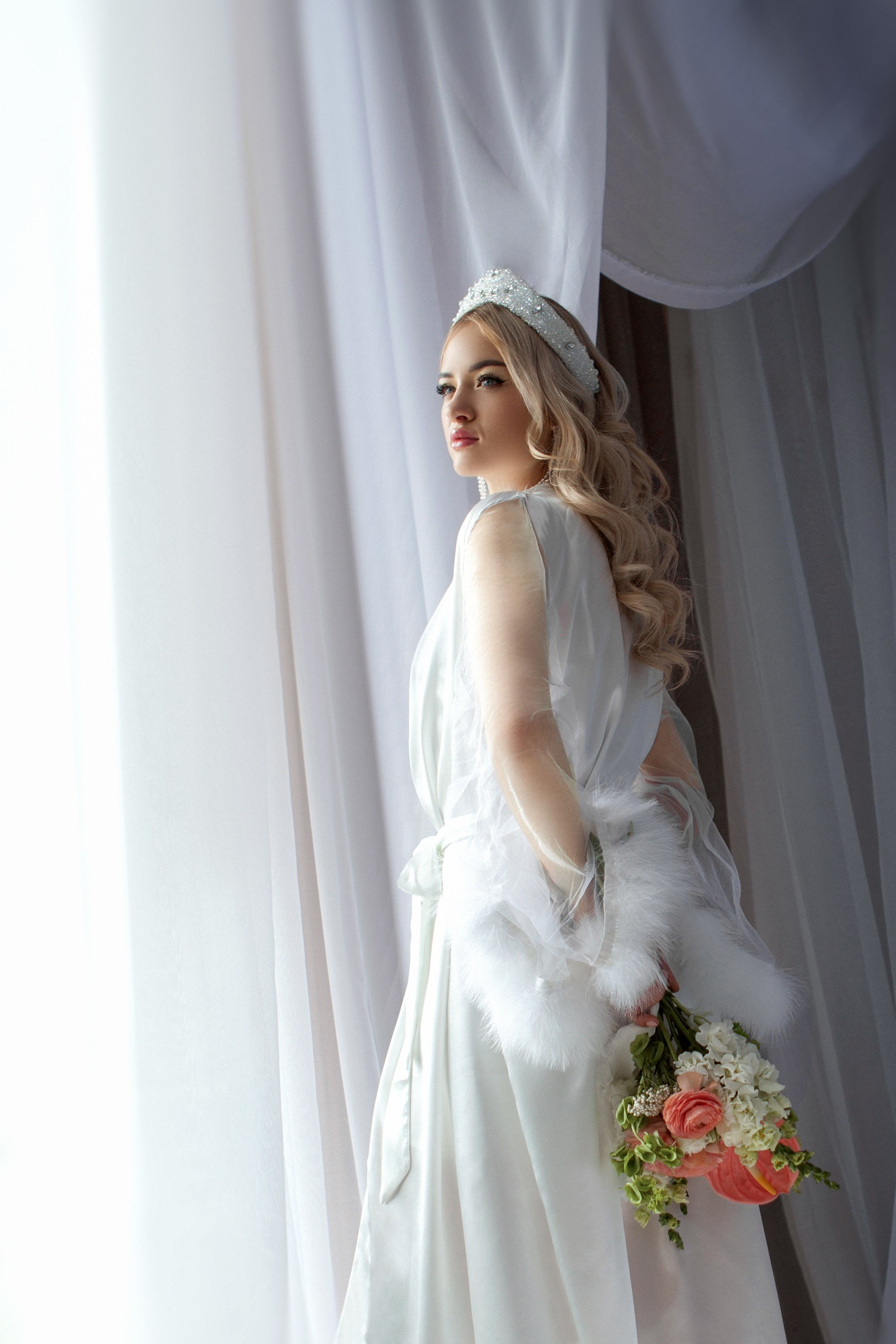 Женская фотосессия в студии. Фотограф Ставрополь Пятигорск Елизавета Дарина