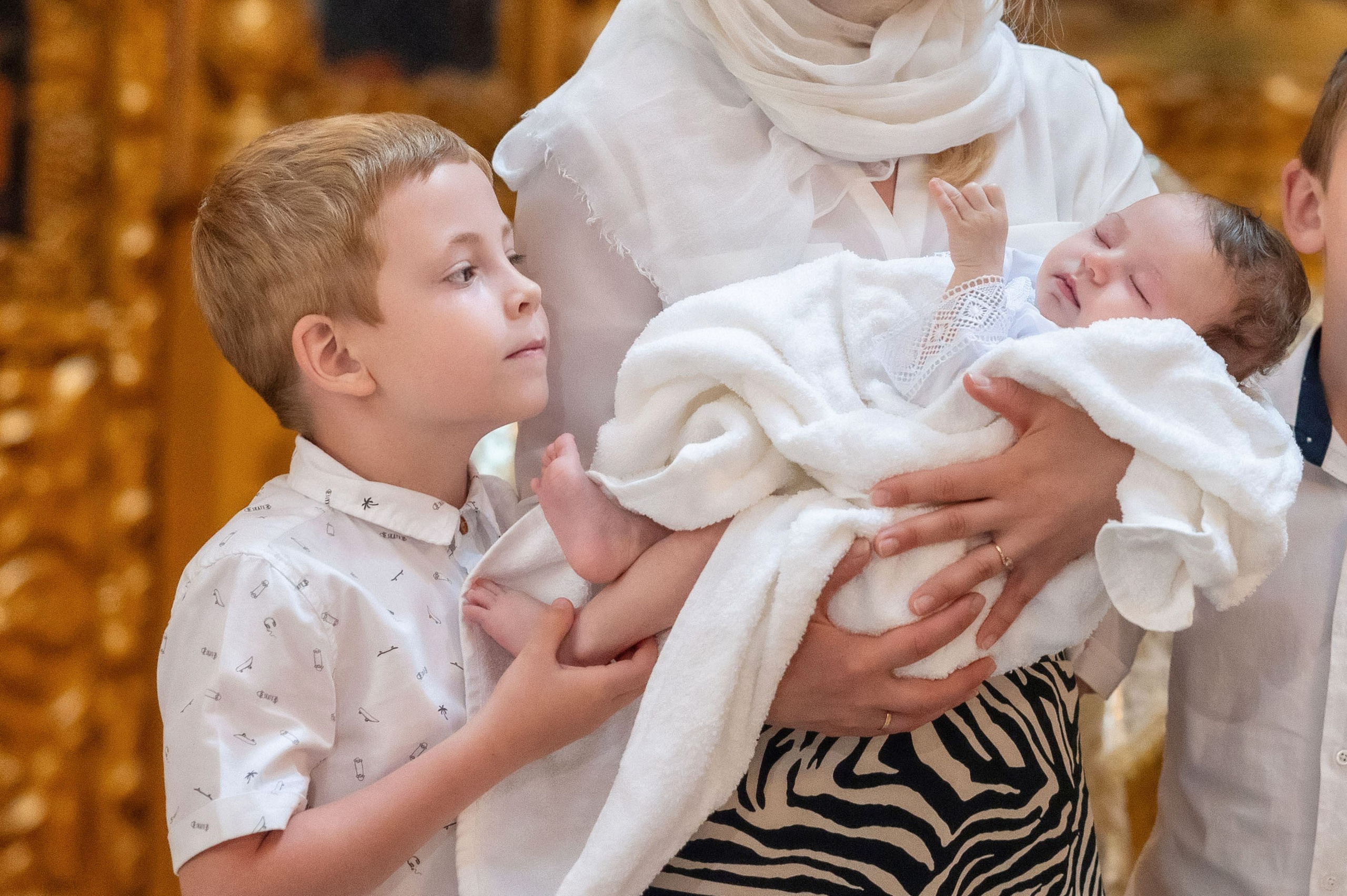 Крещение мл. Фотинии. Семейный фотограф в г. Воскресенск Наталия Молева