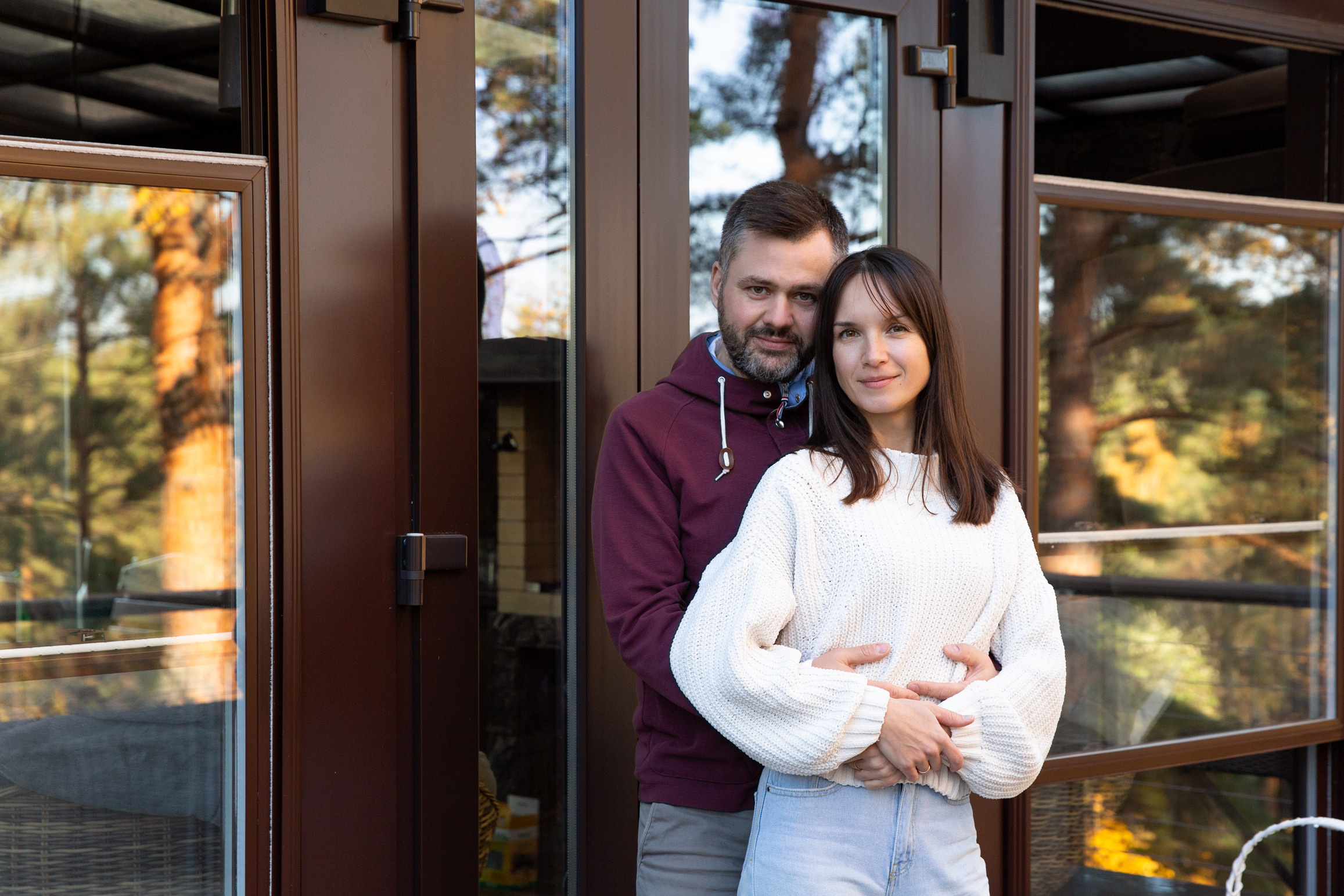 Фотосессия пары в загородном доме мечты. Свадебный и портретный фотограф в Санкт-Петербурге Надежда Чечулина