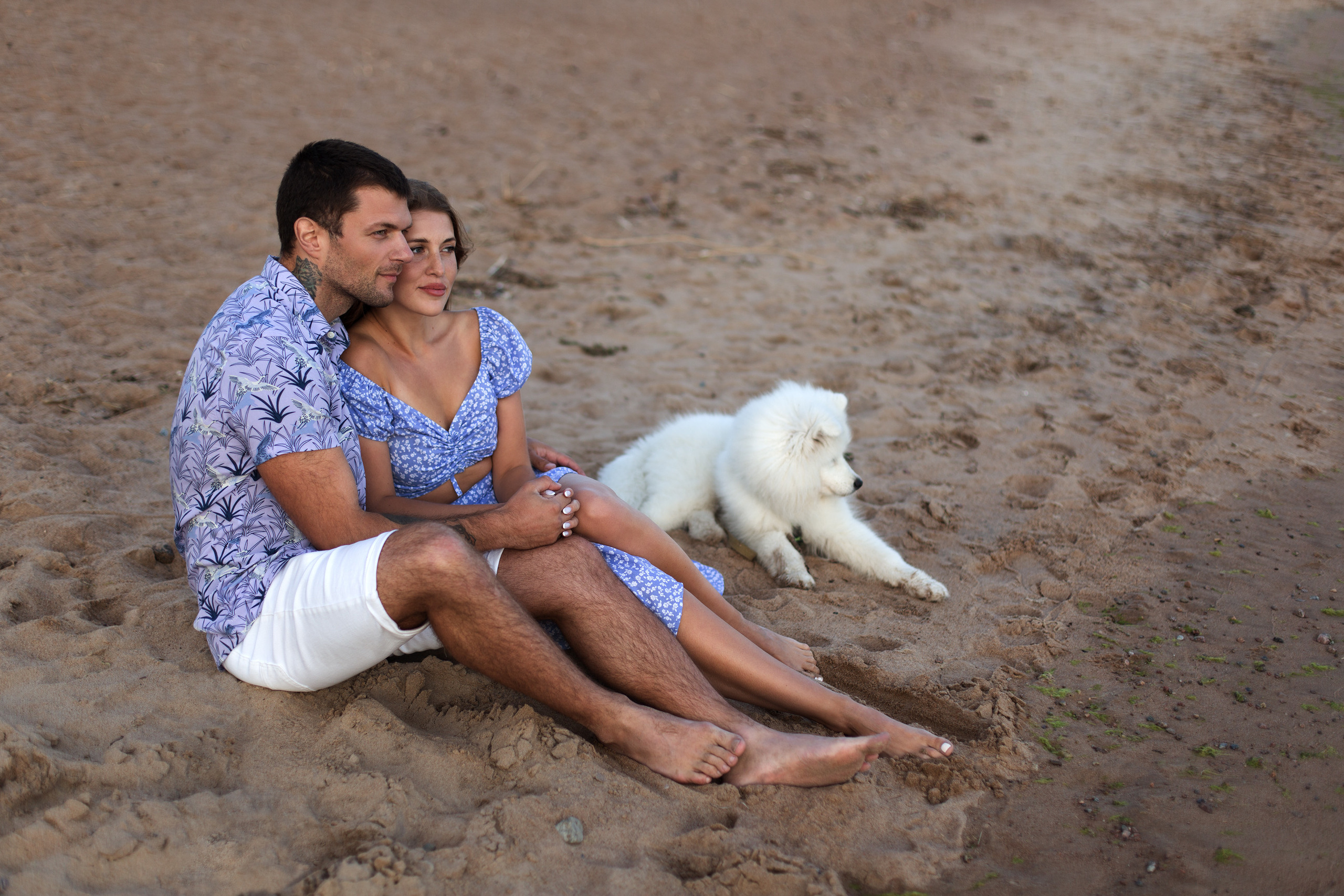 Фотосессия пары на Финском заливе. Свадебный и портретный фотограф в Санкт-Петербурге Надежда Чечулина
