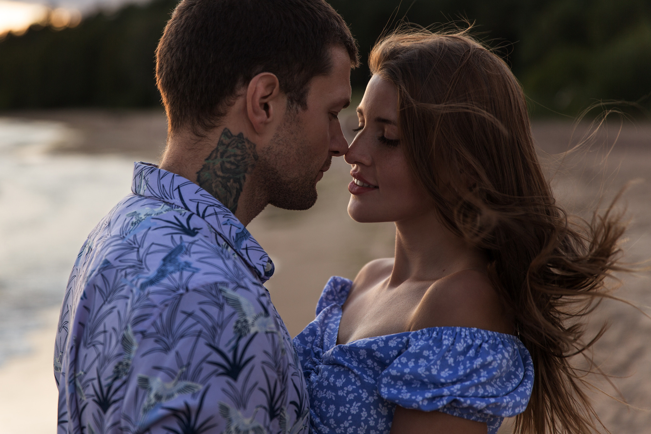 Фотосессия пары на Финском заливе. Свадебный и портретный фотограф в Санкт-Петербурге Надежда Чечулина