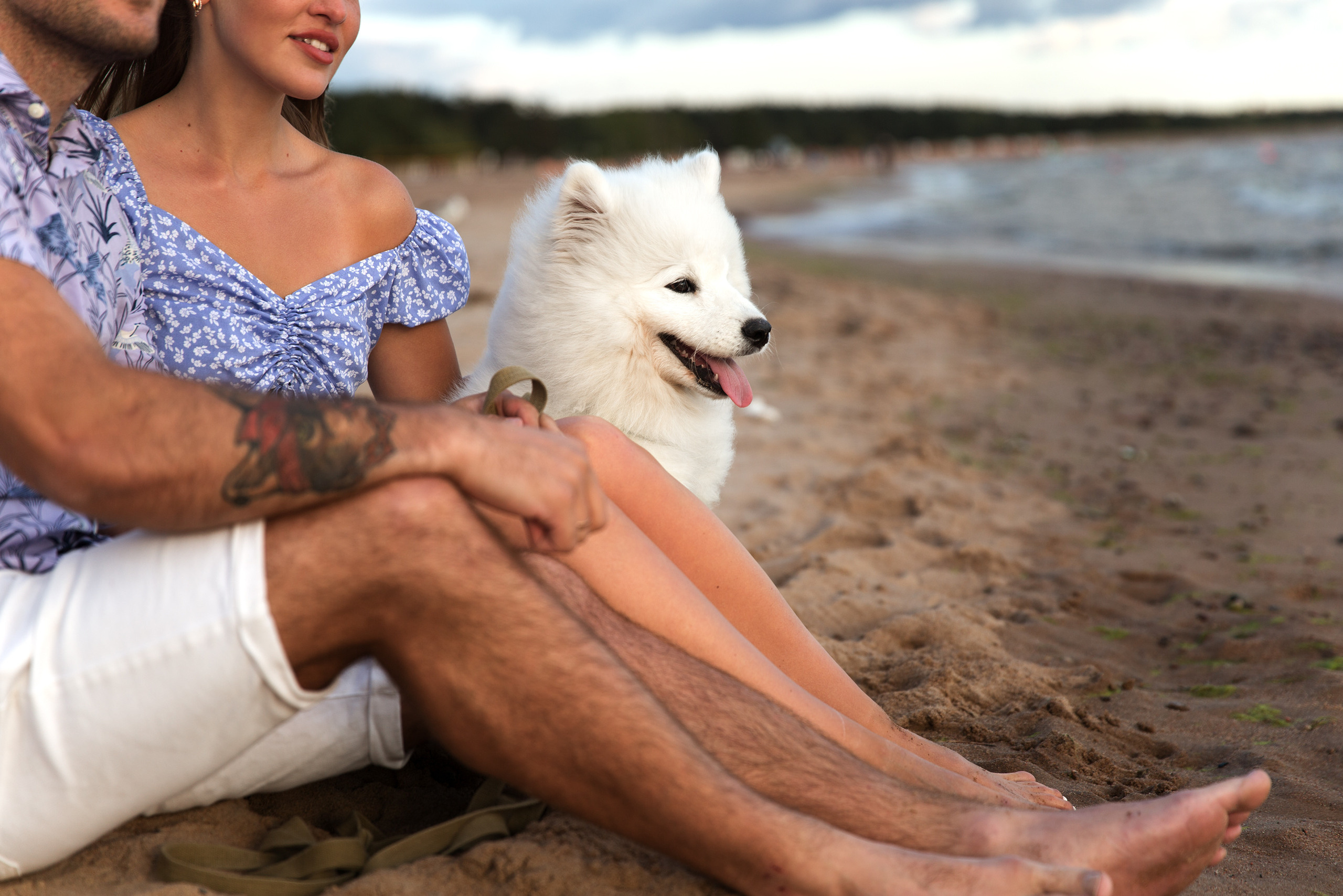 Фотосессия пары на Финском заливе. Свадебный и портретный фотограф в Санкт-Петербурге Надежда Чечулина