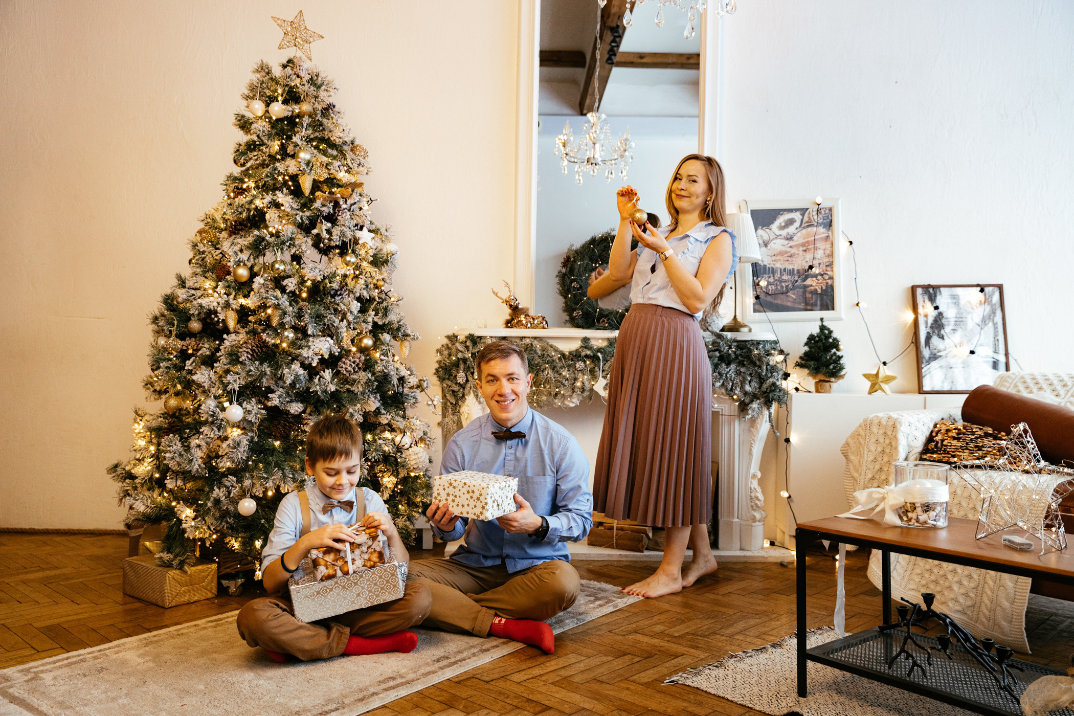 Семейная съемка Юра, Даша и Андрей