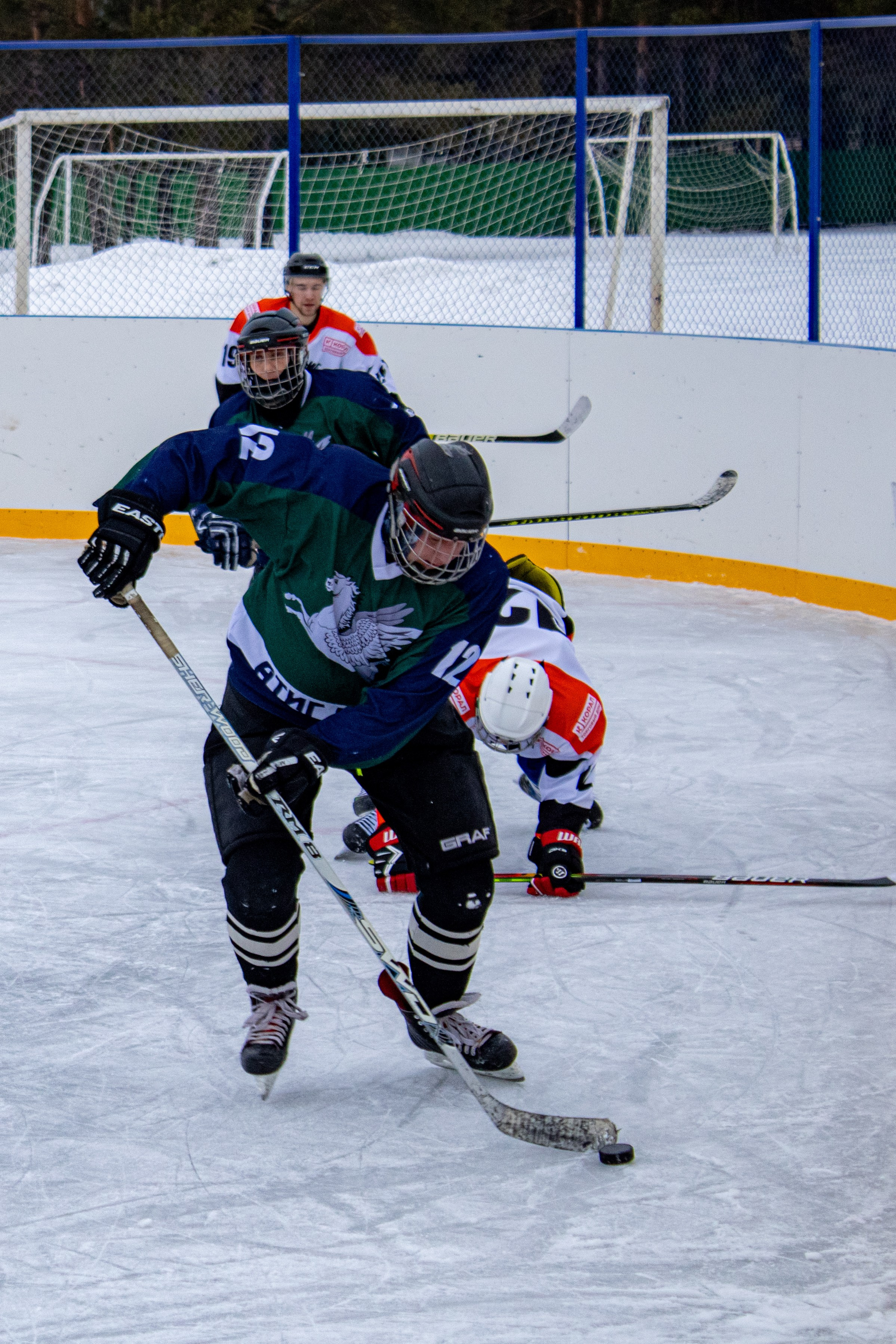 Хоккей г.п Атиг-г.Нижние Серги