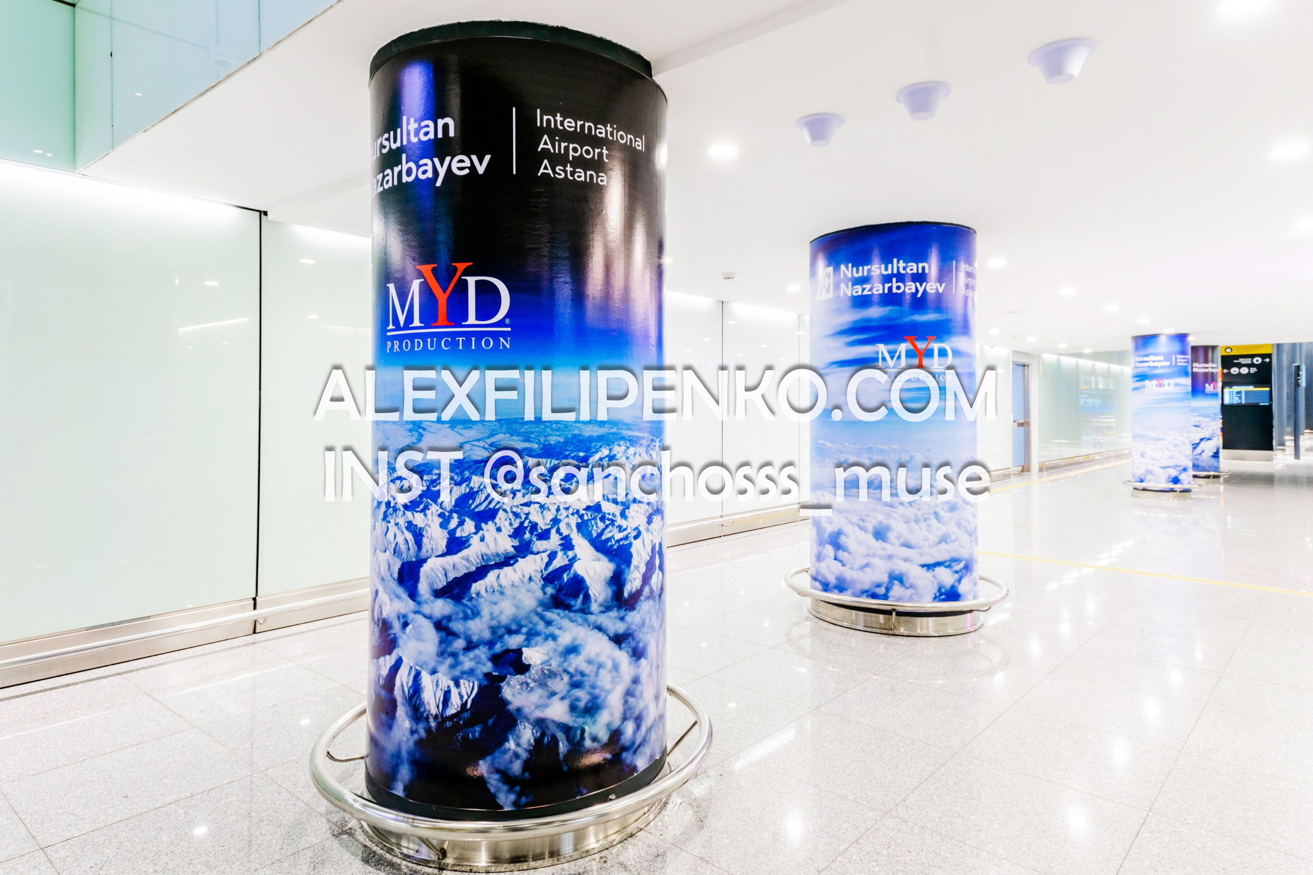 Фотосъемка для рекламного оператора MYD Production в Аэропорту Астаны. Фотограф интерьера недвижимости и архитектуры в Астане