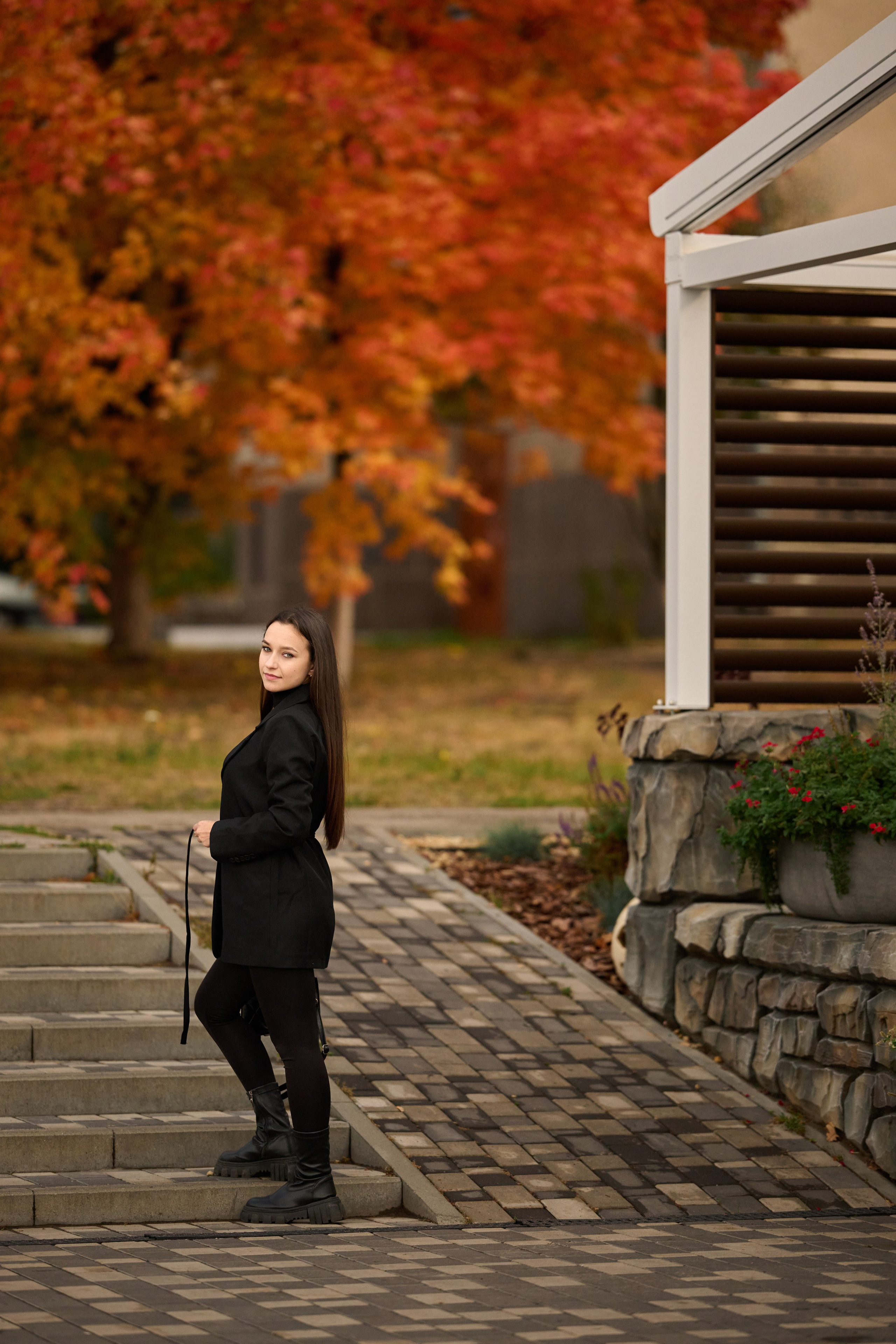 Фотосессия Елизаветы в осенних красках Старого Оскола. Профессиональный фотограф Старый Оскол, Губкин — свадьба, венчание, крещение, юбилей и день рождения