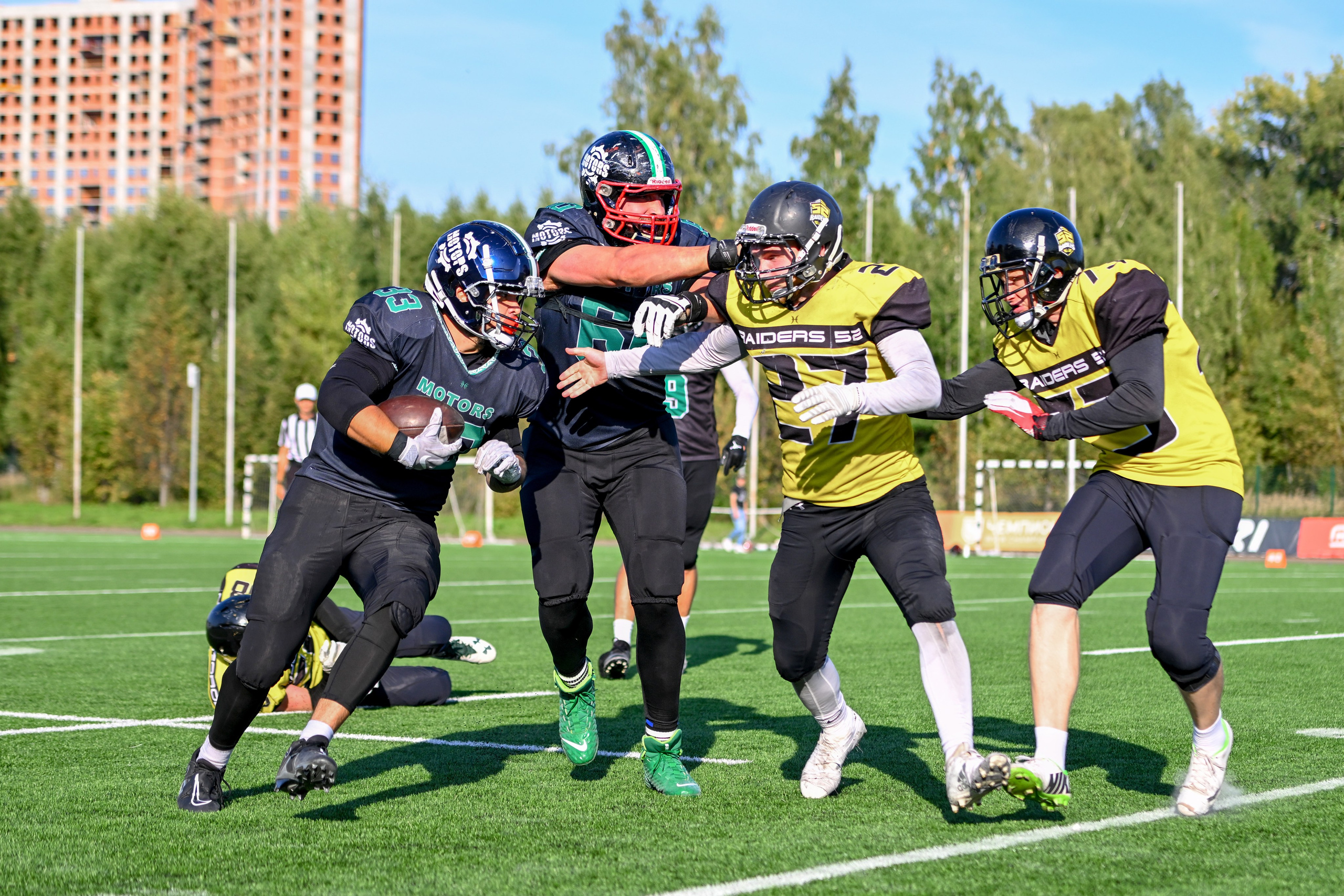 Американский футбол. Спортивный и репортажный фотограф в Казани Вячеслав Сатонин