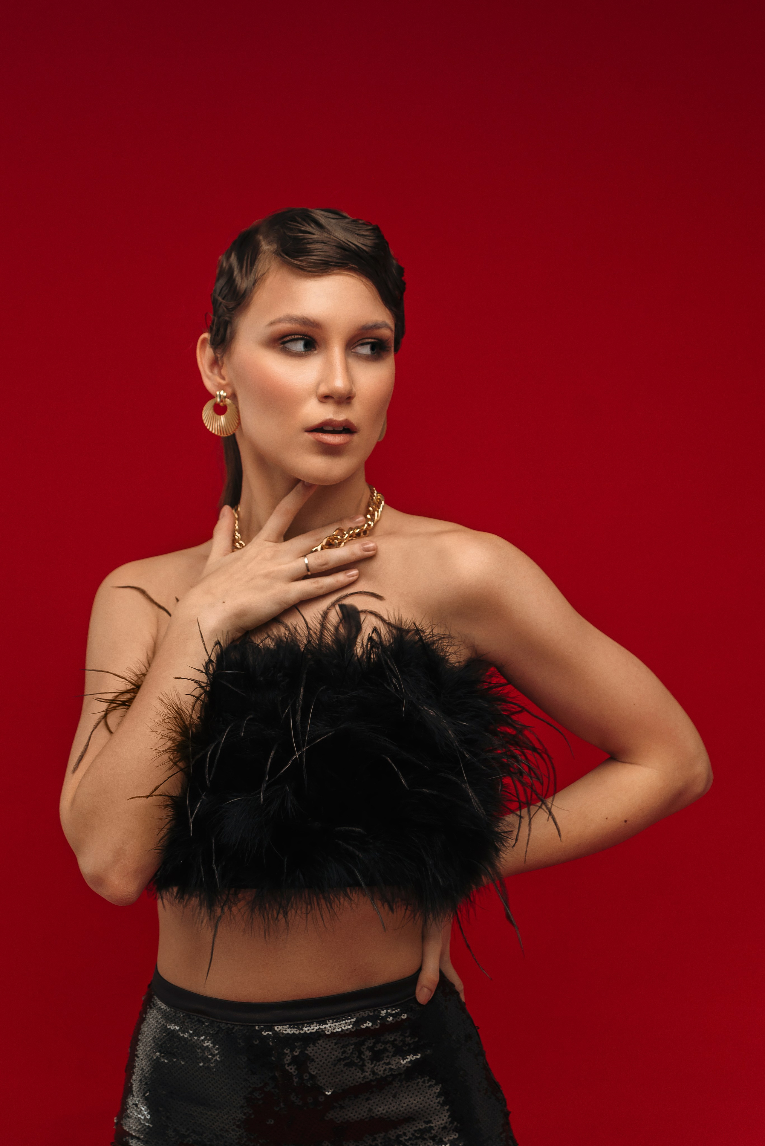 В студии. Асель Мурзина фотограф Казань