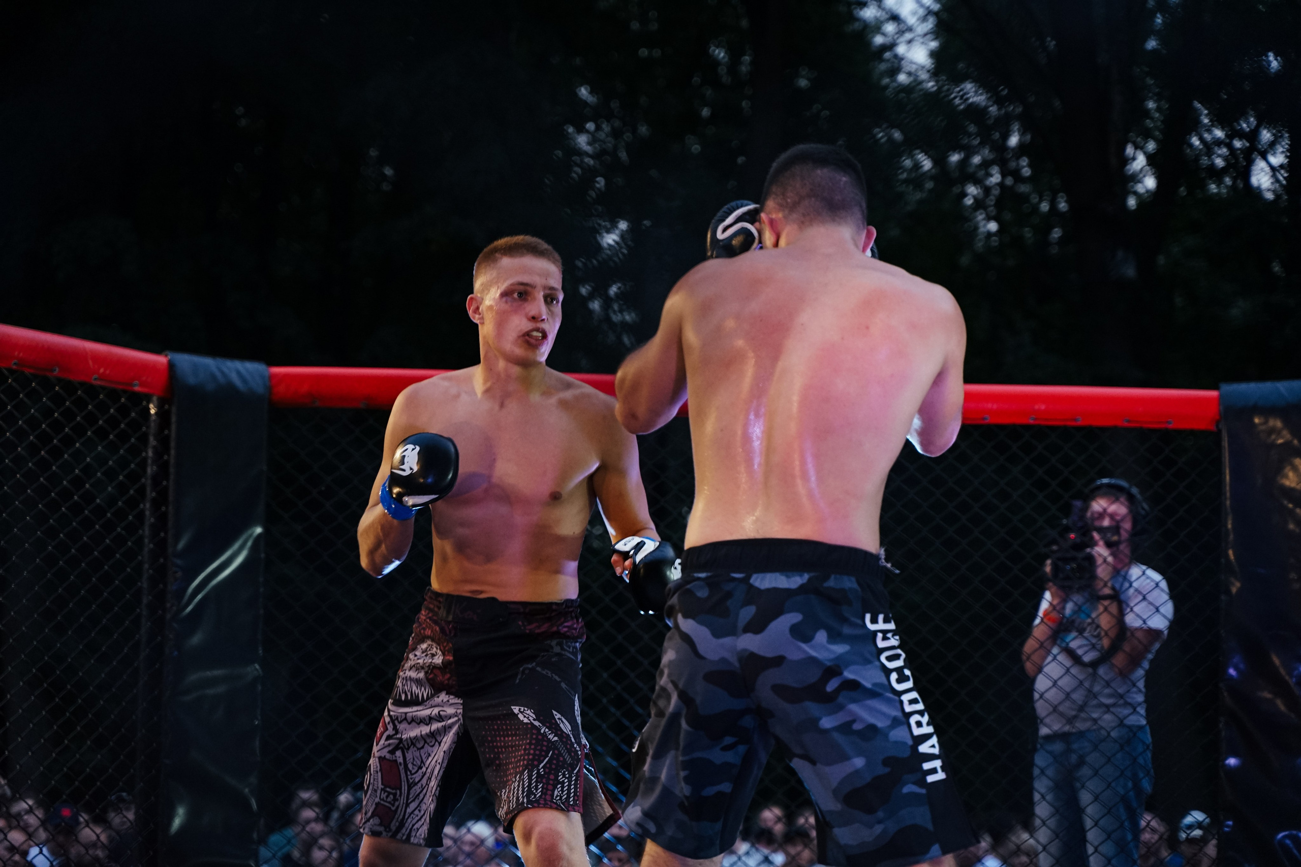 Вечер боев в ЦПКиО. Фотограф Надежда Погребняк | Рязань | Москва