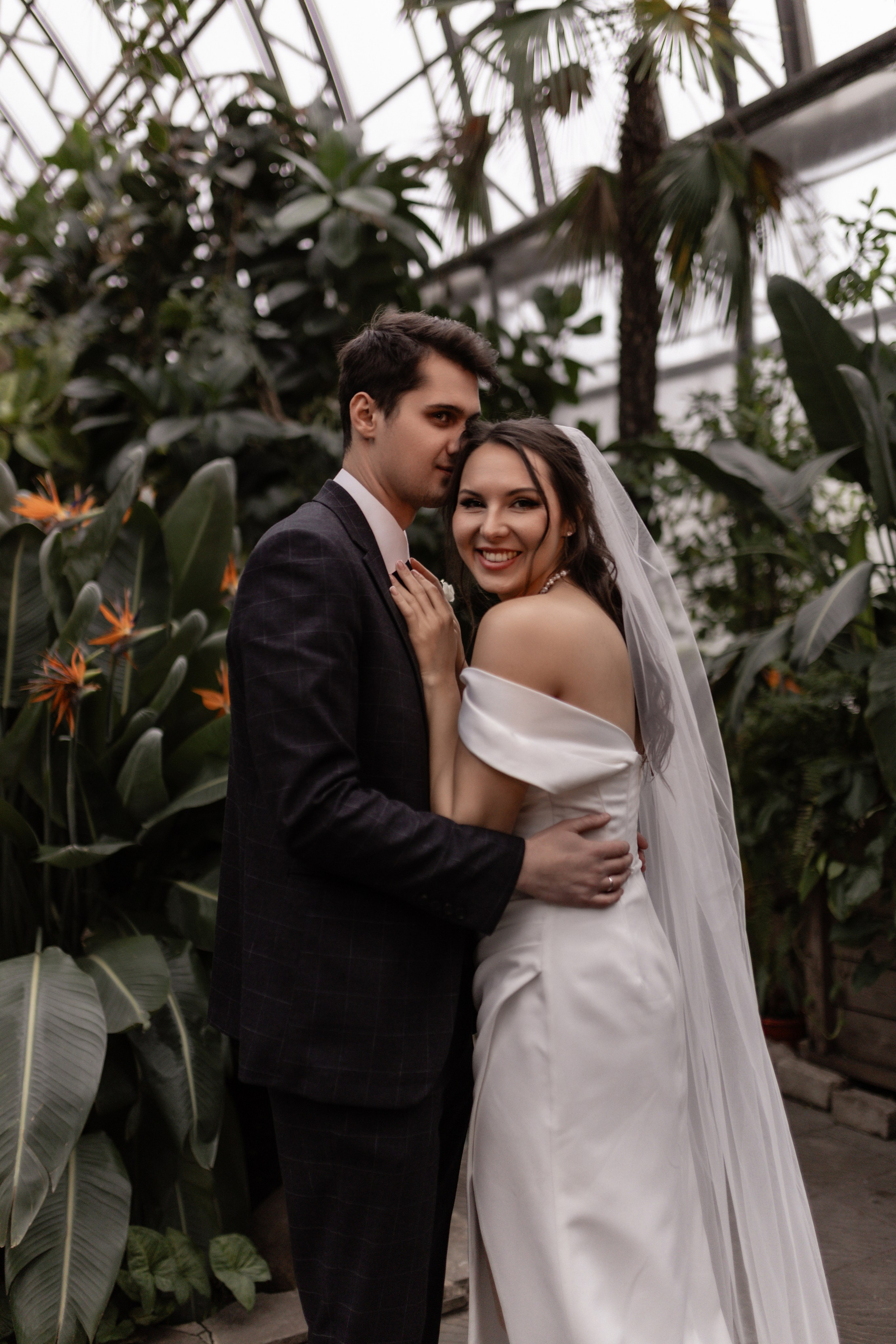 Бажена+Дмитрий Оранжерея. Фотограф в Санкт-Петербурге