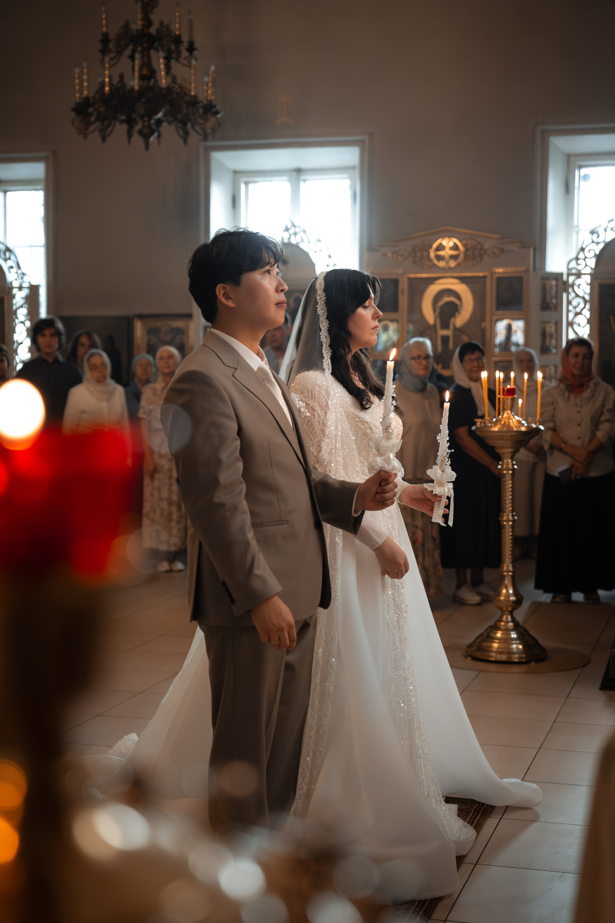 Венчание Марии и Ивана. Фото- и видеосъёмка крещения и венчания. Фотограф на крещение Москва