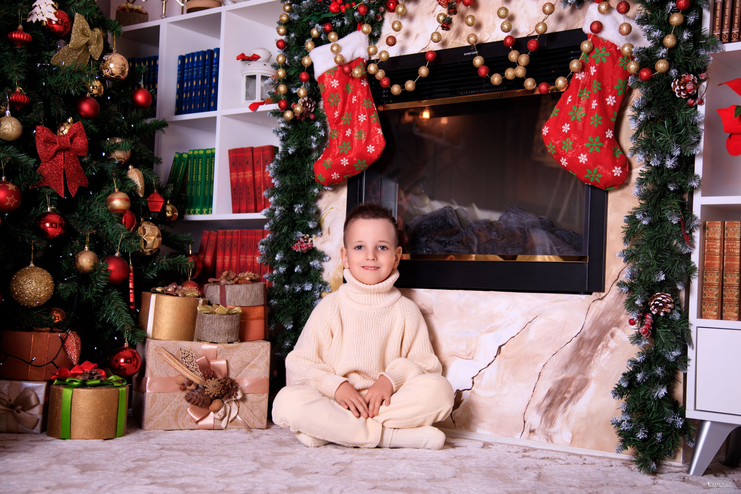 Портфолио новогодние фотосессии для детей в Краснодаре. Интерьерная фотостудия FOTOGEN г. Краснодар