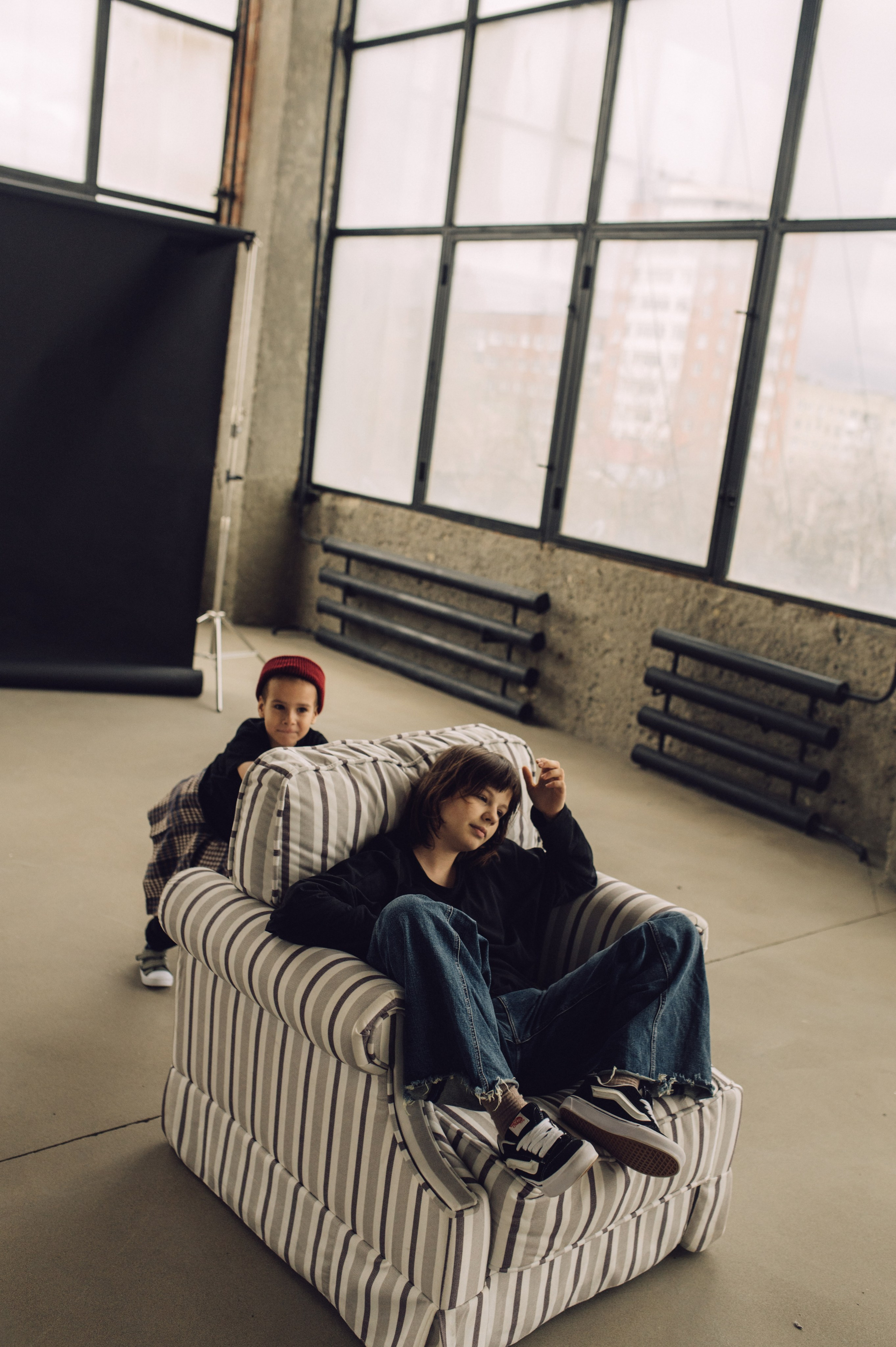 Наташа, Маша и Ванюшка. Фотограф Мария Стрелкова