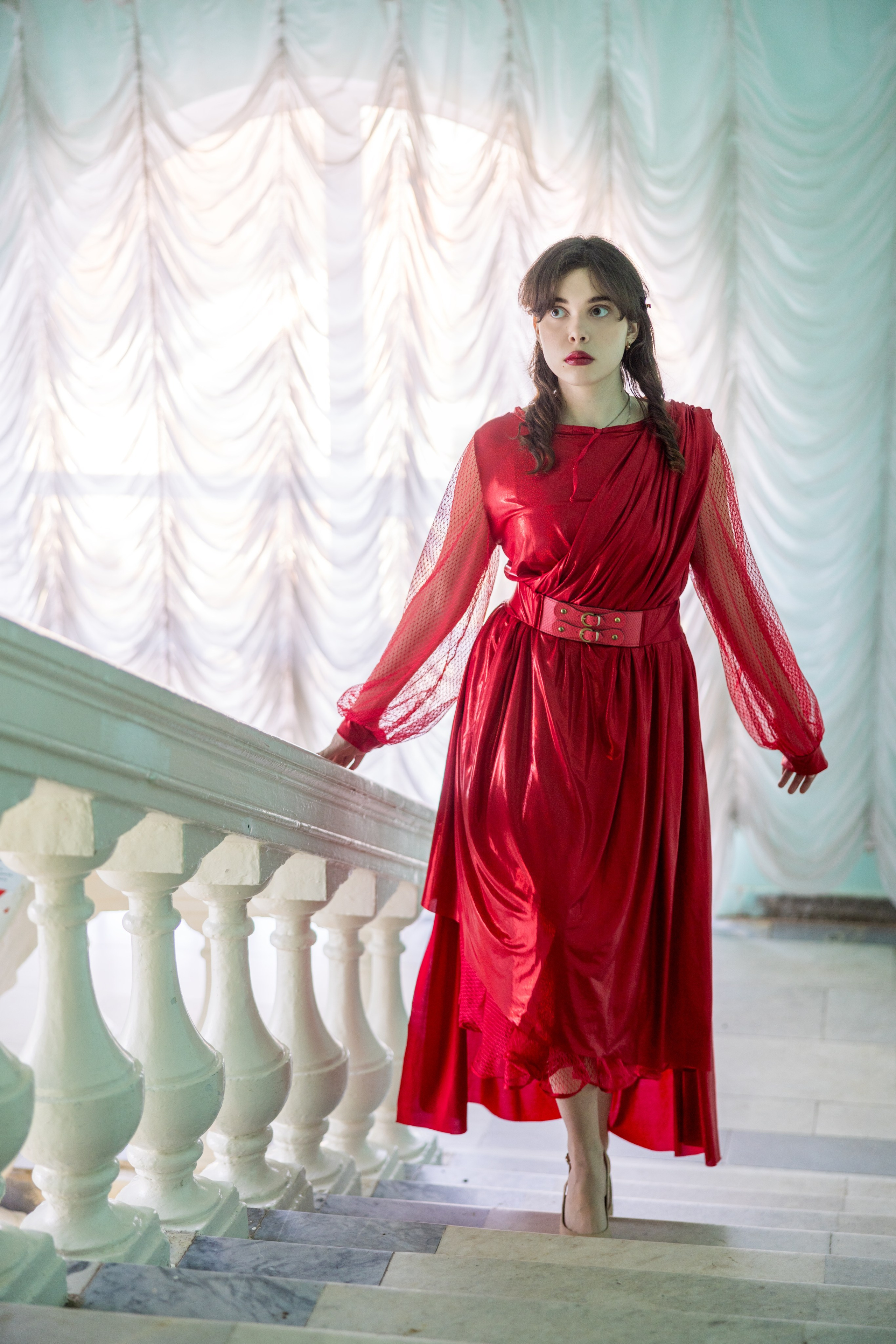 Мария в красном платье. Фотограф в Туле Крупский АнДРей. Фотостудия «КАДР71» в Туле