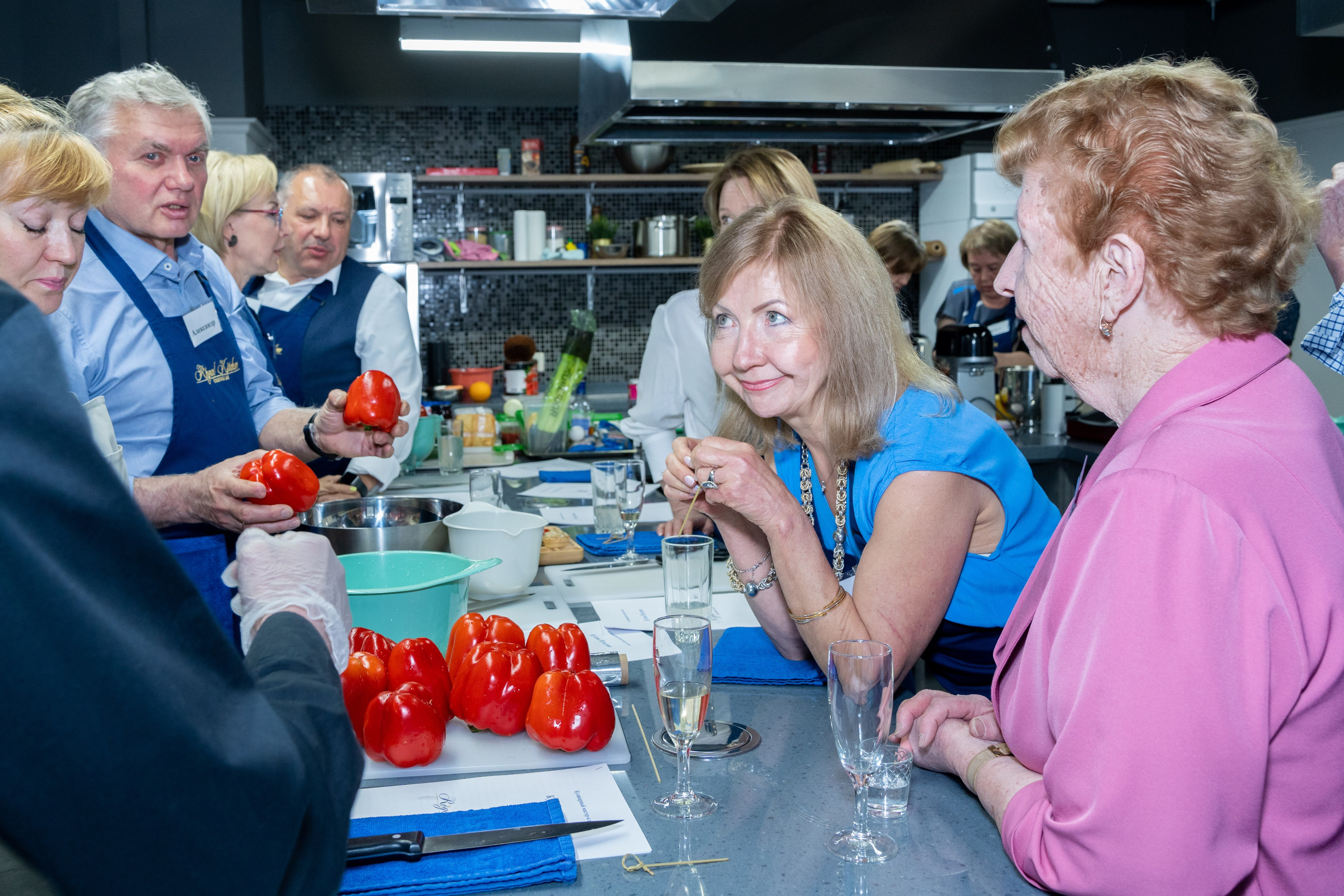 Юбилей Натальи. Кулинарная студия. Репортажный и интерьерный фотограф Александра Солдатова