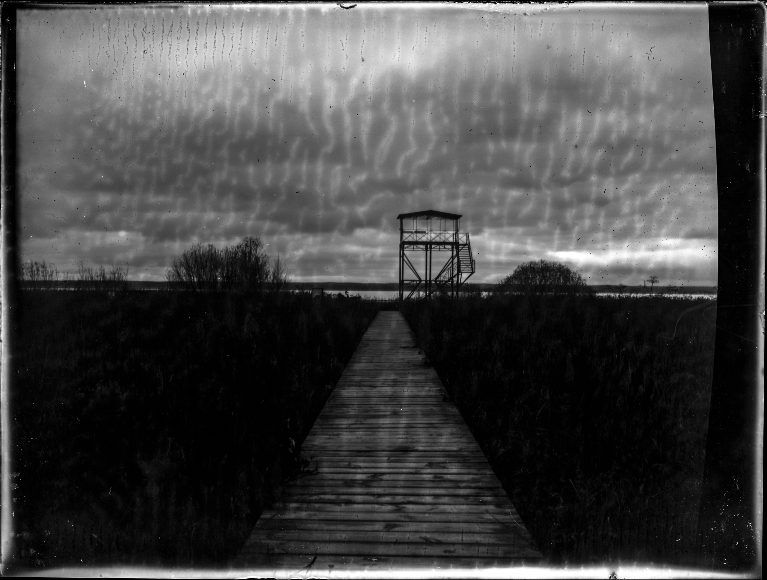 Glass plates. Darkroom aesthetics