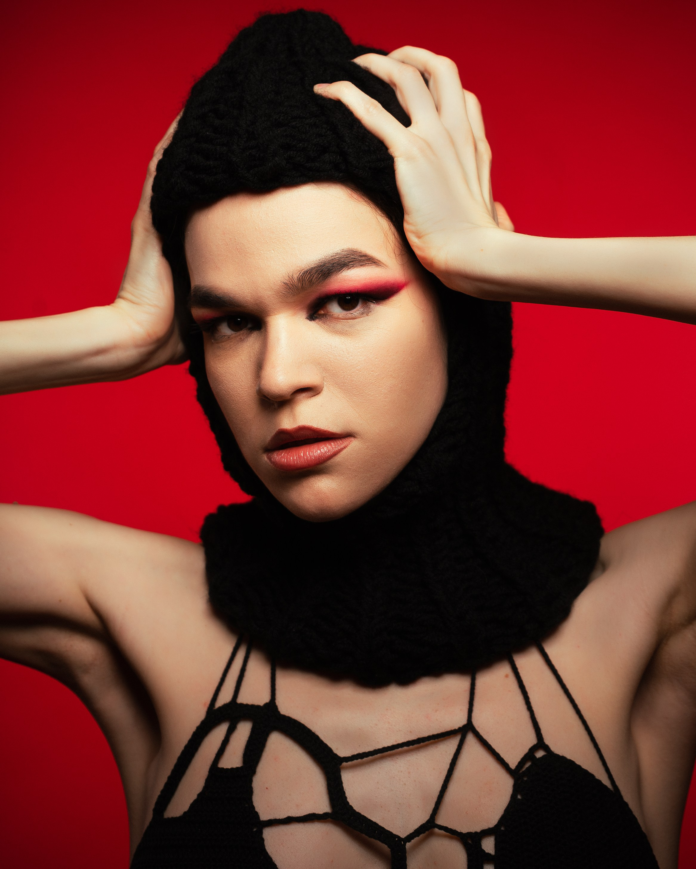 Лена — fashion-съёмка авторской коллекции вязаной одежды. Фотограф Андрей Сокол — Санкт-Петербург/Москва