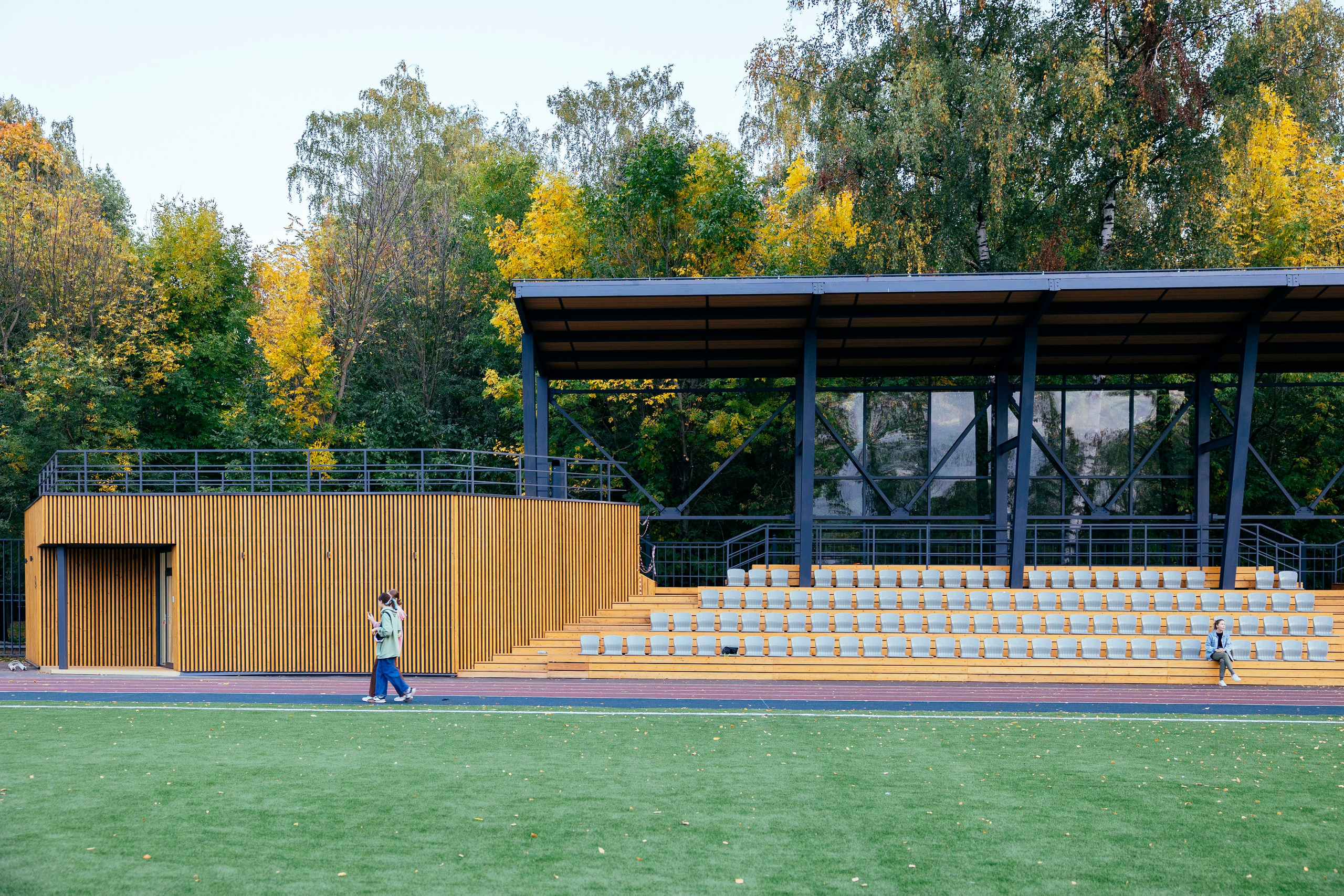 Фотосъемка для архитектурного бюро А4 «Стадион Свиблово». Фотограф Георгий Нигматулин