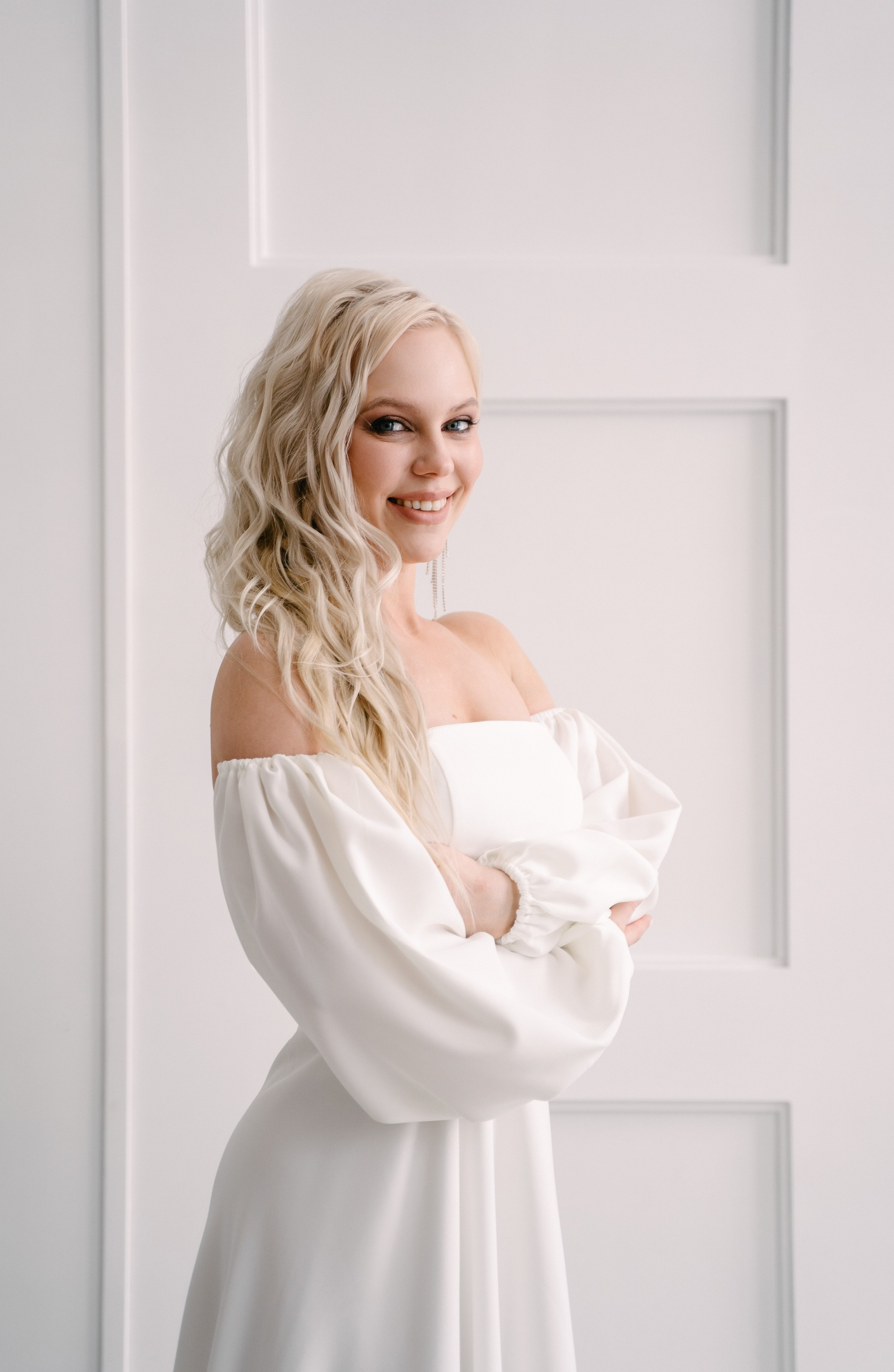 Свадебная фотосессия молодоженов в фотостудии. Свадебный и семейный фотограф из Воронежа|Москвы Бубнова Екатерина