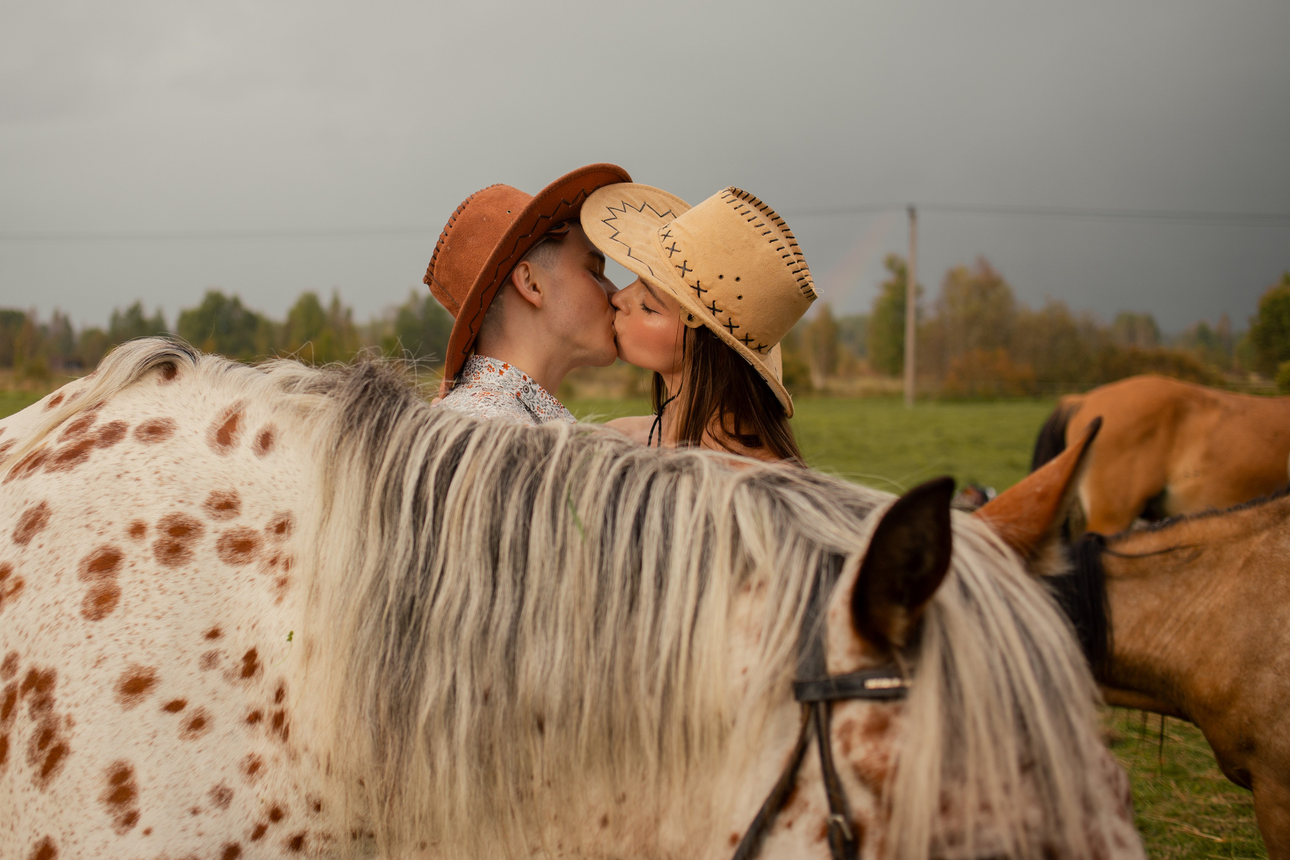 Парная фотосессия с лошадью
