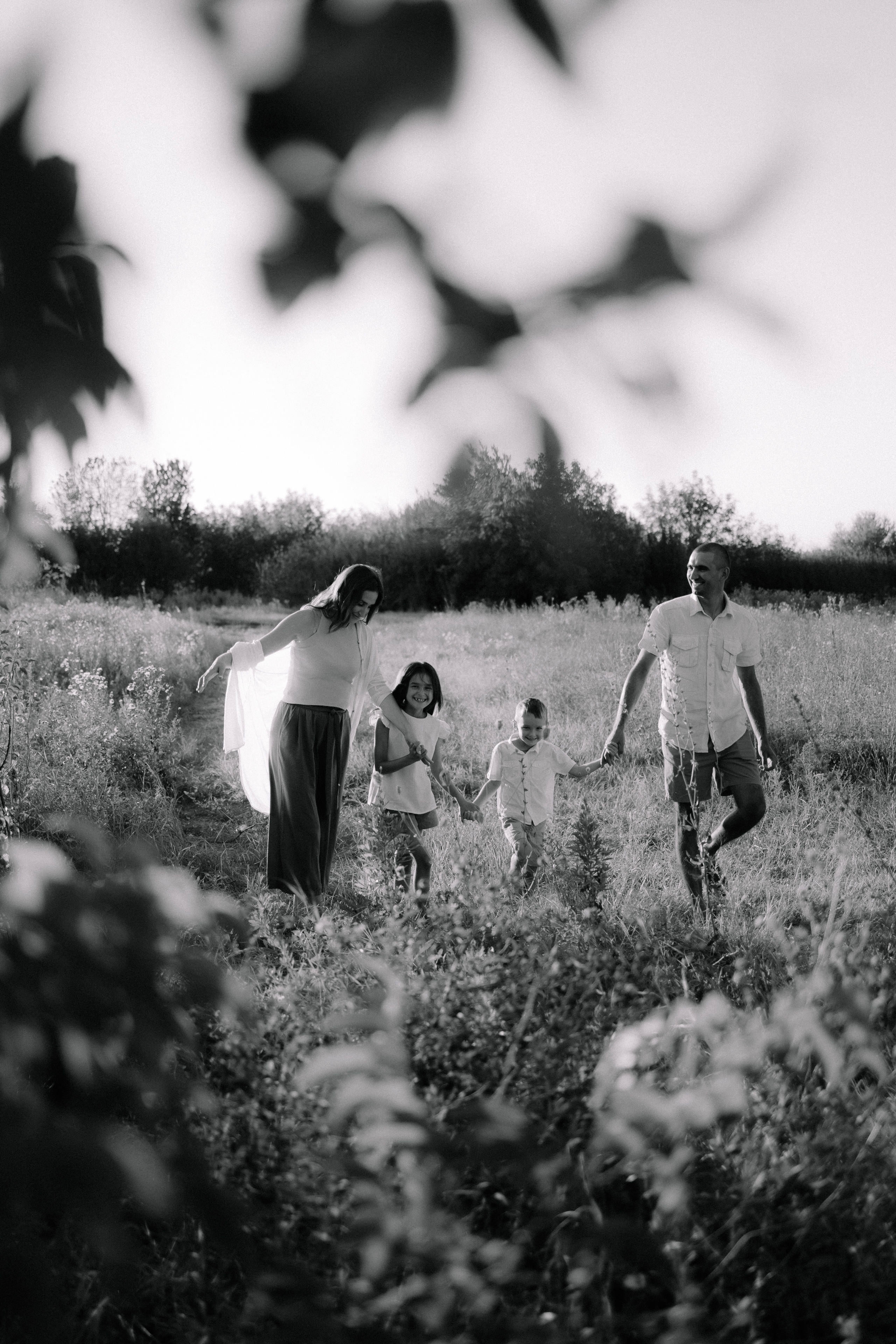 Семейная съёмка на природе. Семейный фотограф в Краснодаре Храмова Анна