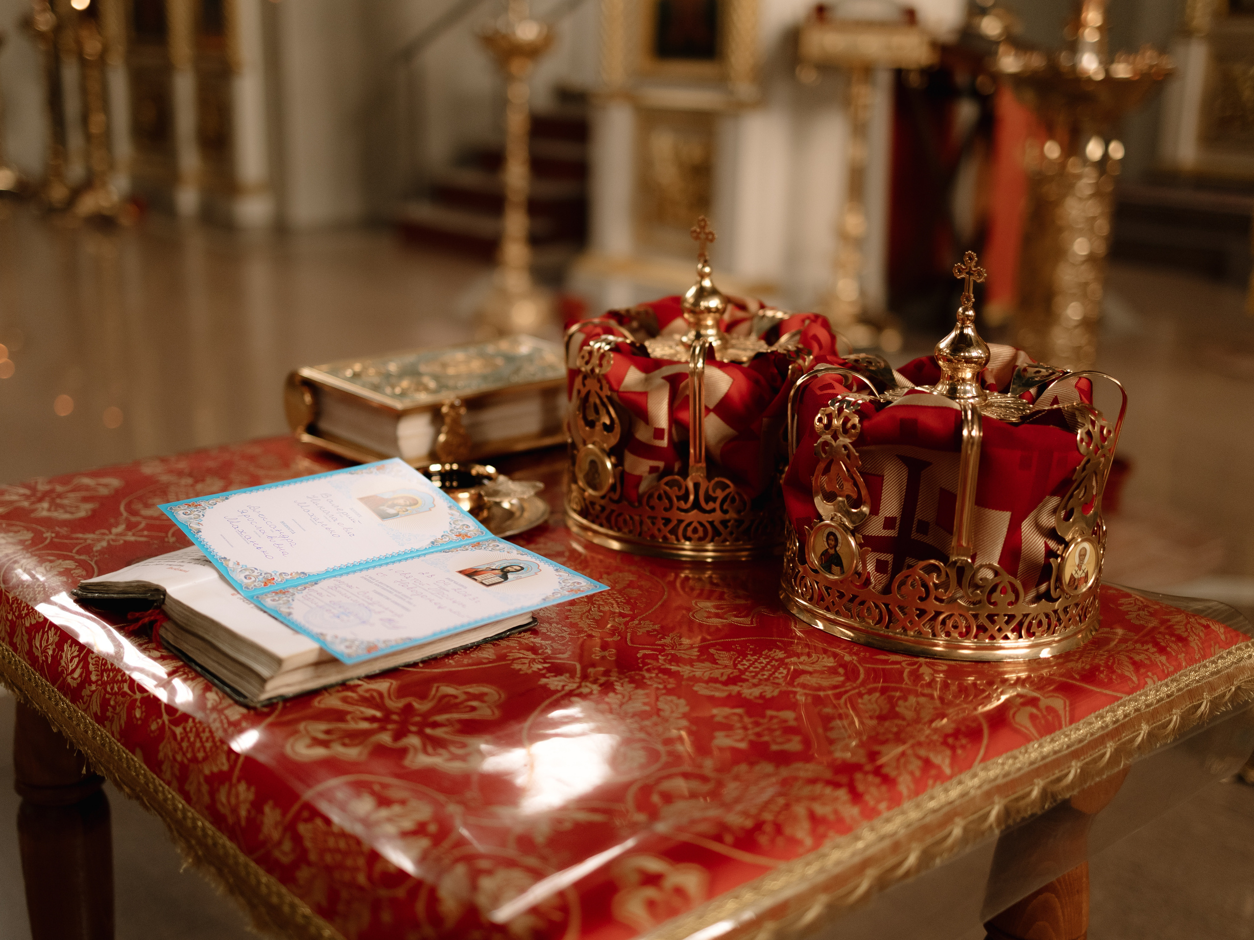 Таинство венчания. Семейный фотограф в Краснодаре Храмова Анна