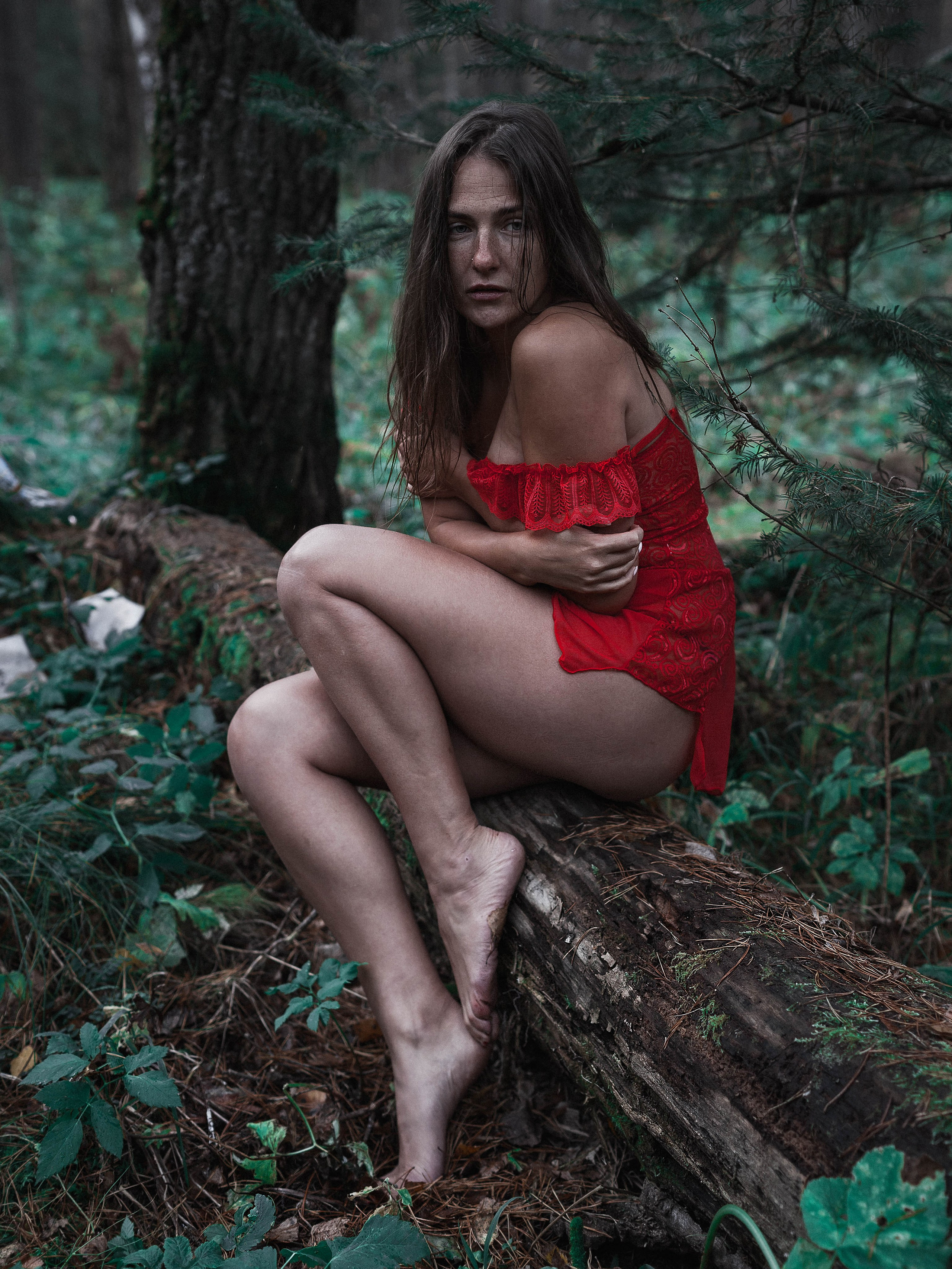 Лес Холод Октябрь. Ню Фотограф Александр Касымов Москва, фотосессии, Химки фотограф