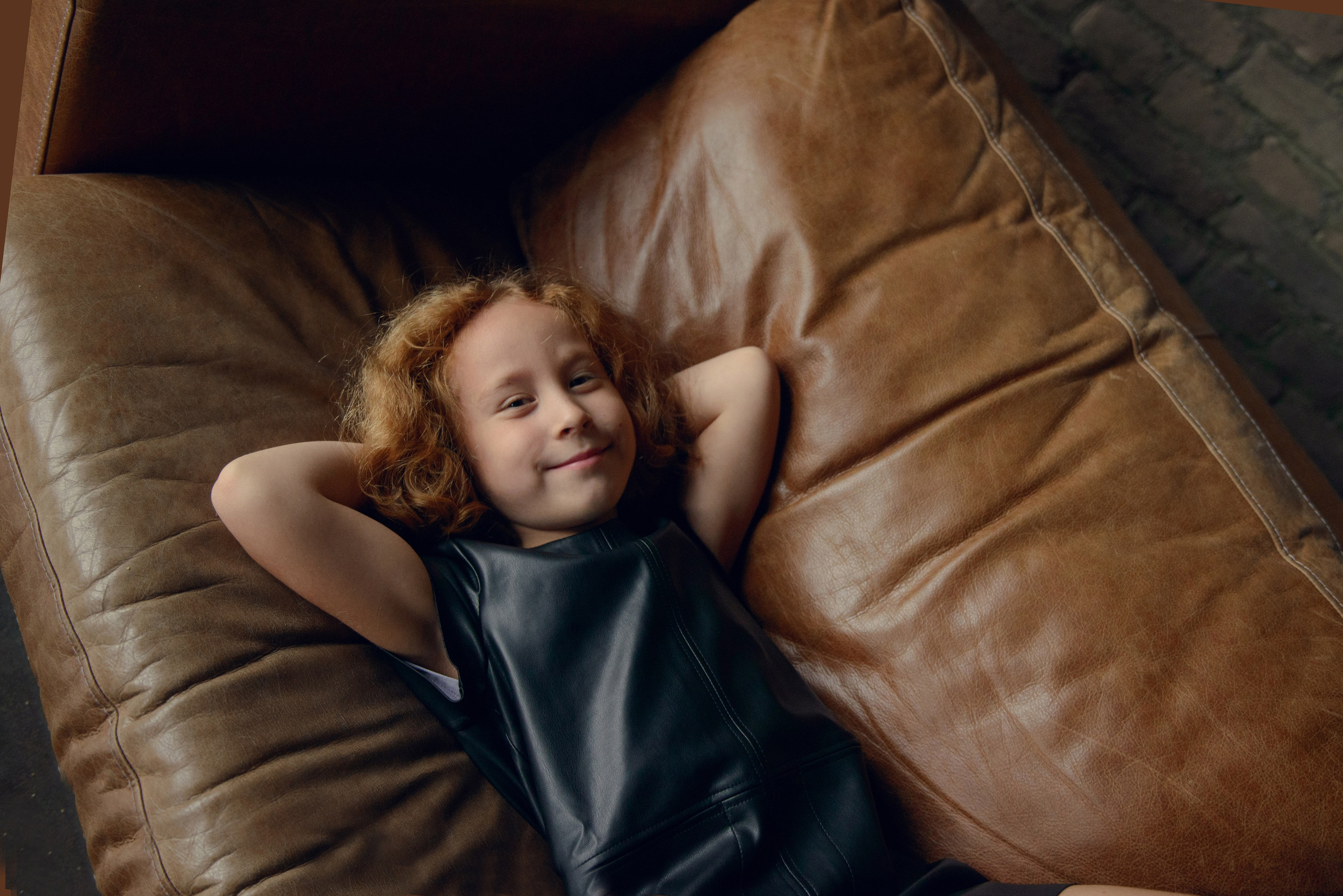 a girl in the studio, a photo shoot