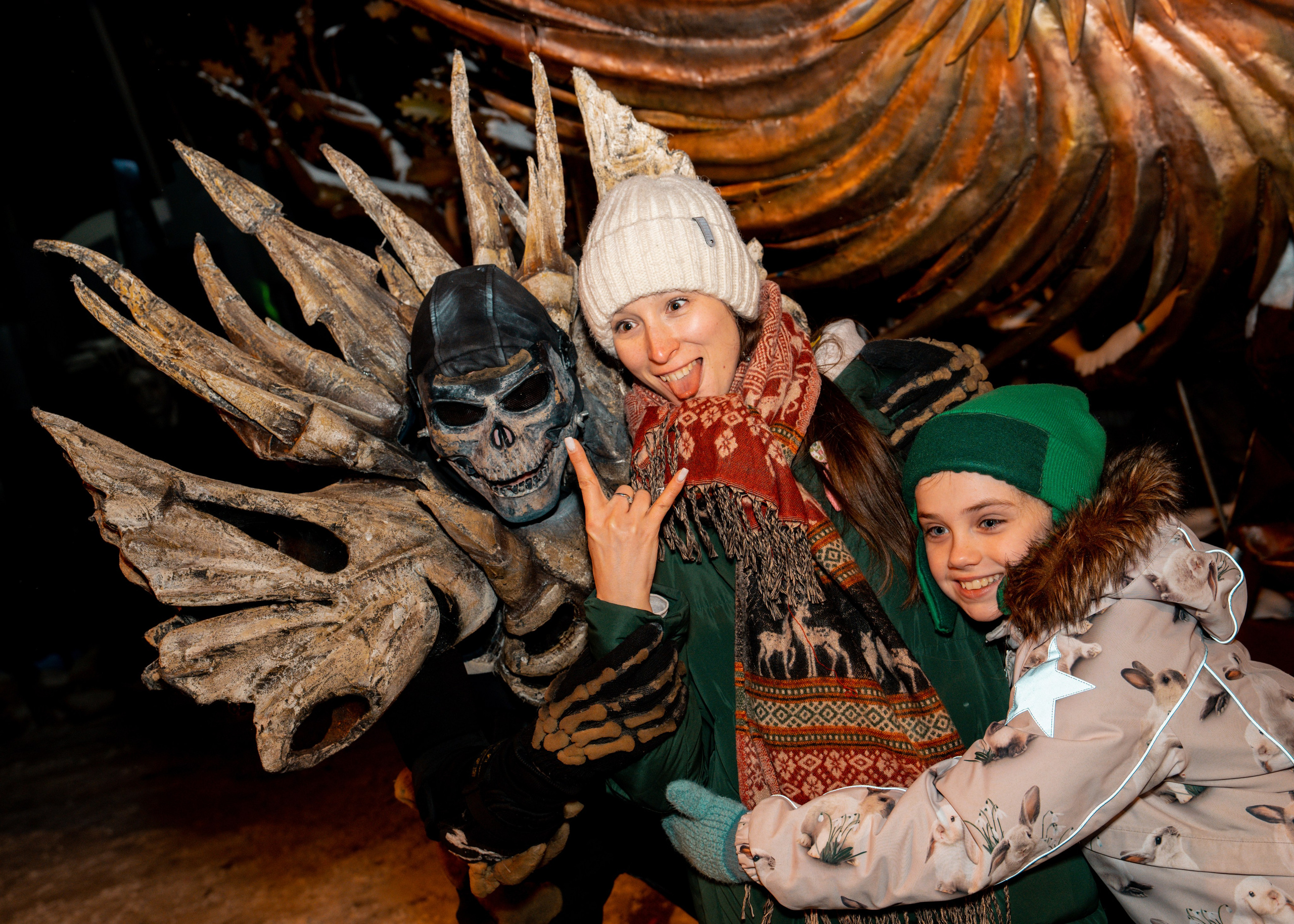 Новогодняя сказка в Байк Центре «Ночные Волки». Крамер Юлиана детский и семейный фотограф