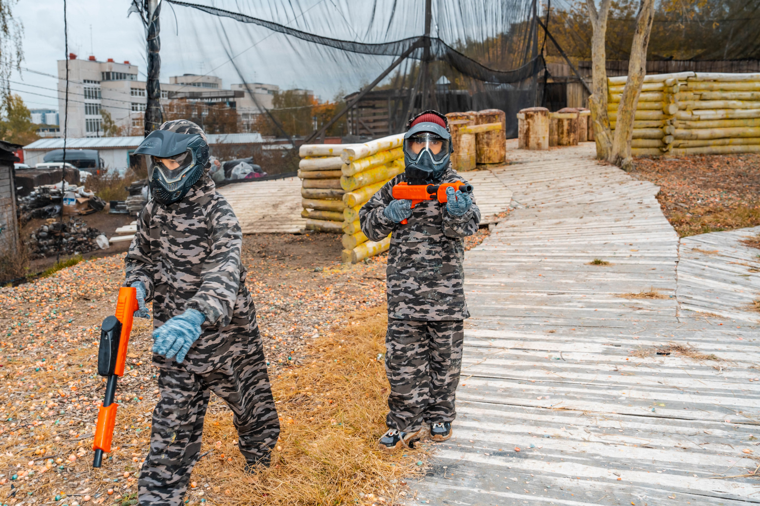 Пейнтбол. Крамер Юлиана детский и семейный фотограф
