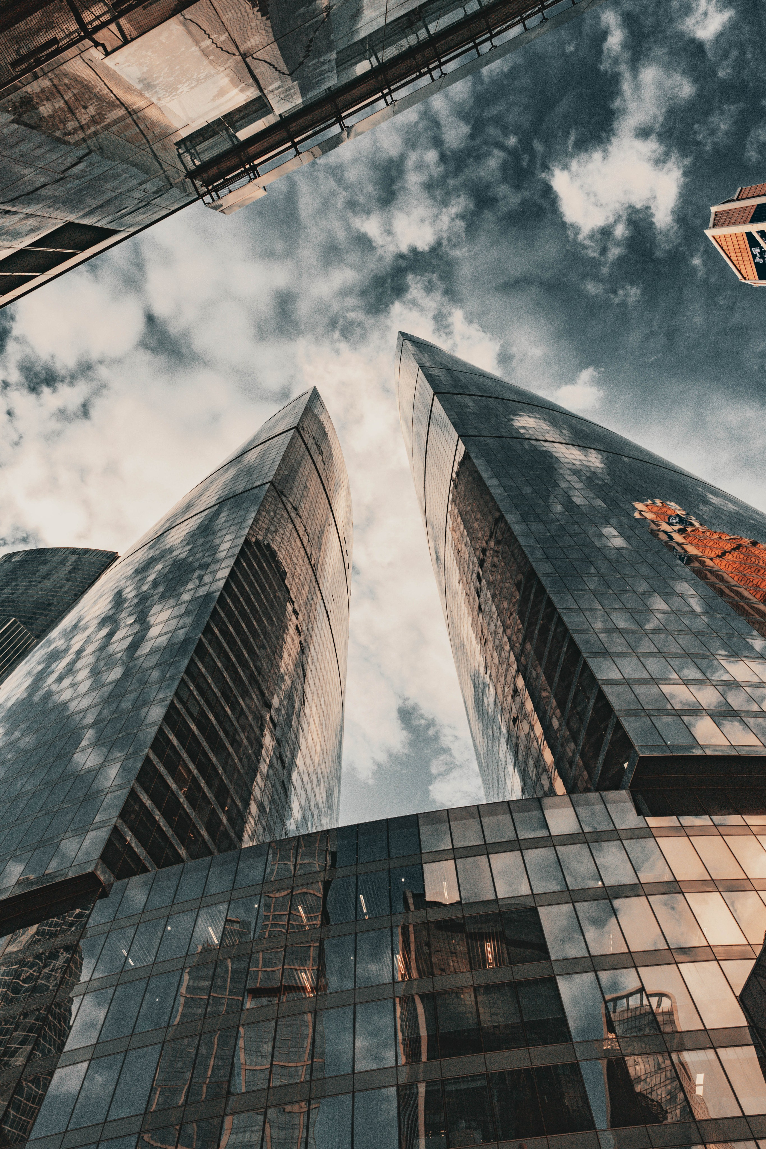 Москва Сити Столица Небоскрёбы Городская фотография gusarov2906