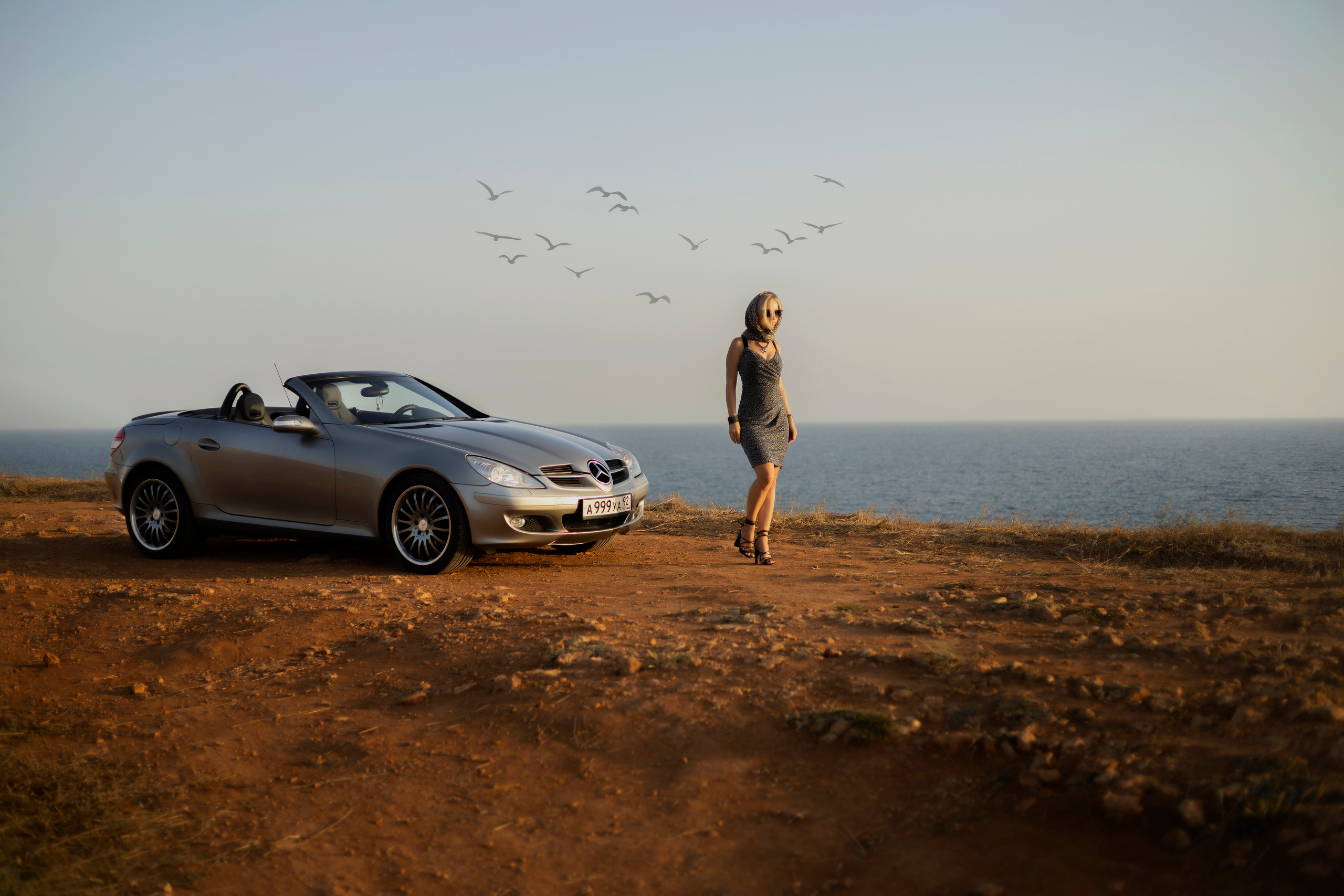Кабриолет и Оля. Семейный фотограф. Севастополь. Крым