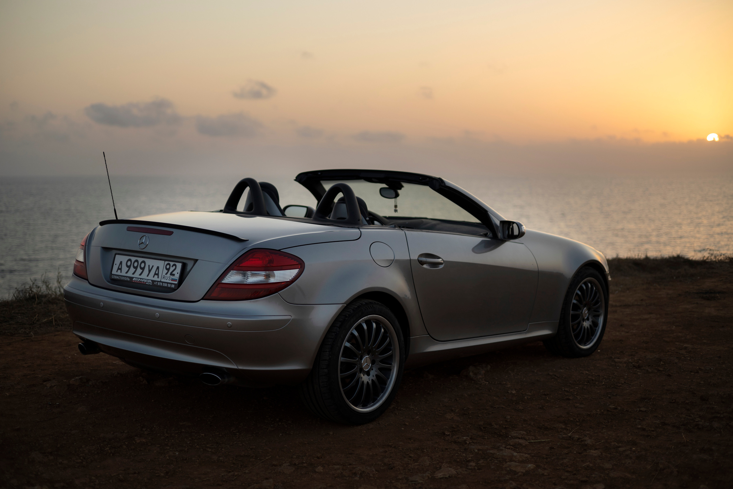 Кабриолет на закате. Семейный фотограф. Севастополь. Крым