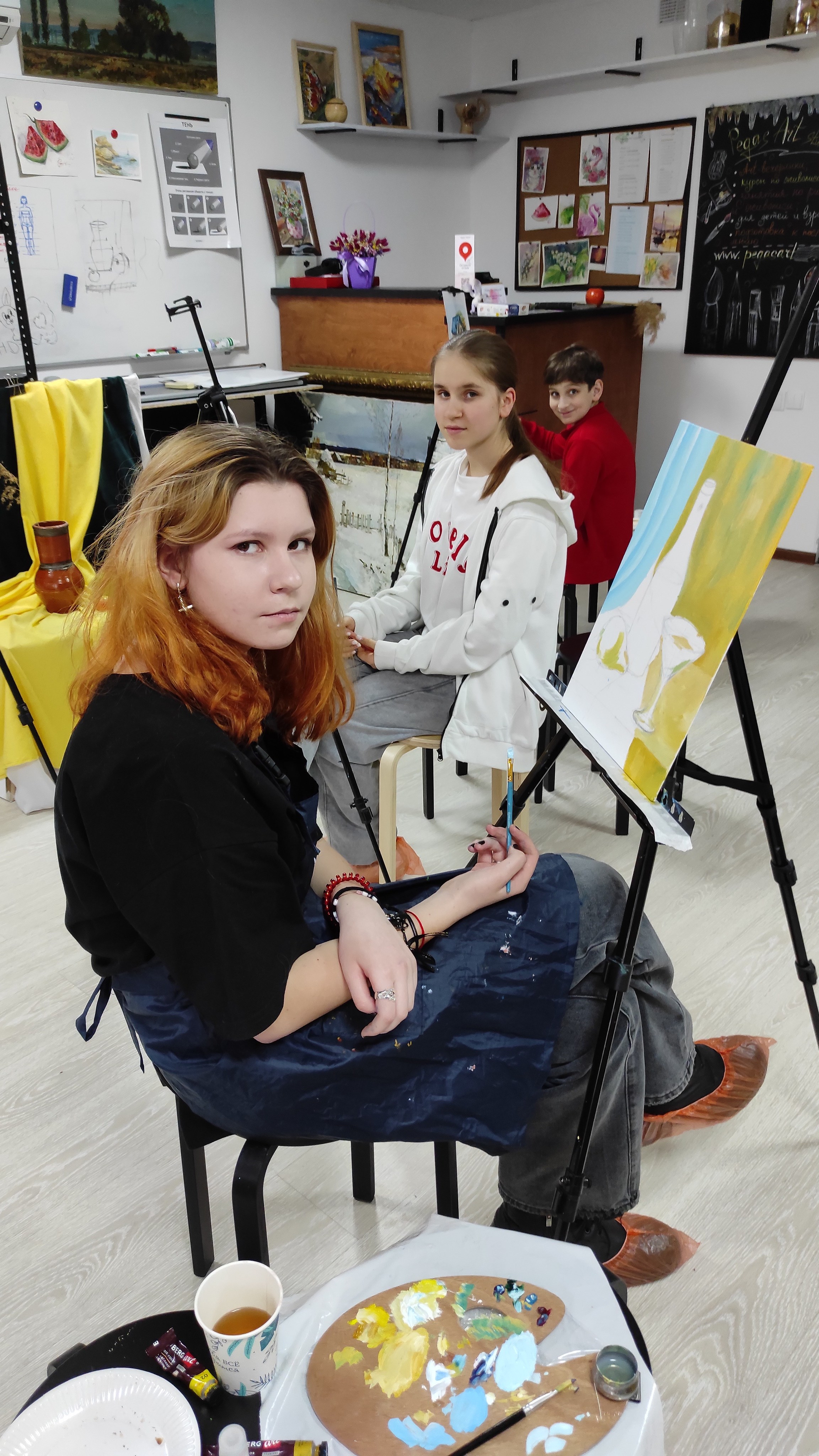 Подростки и дети постарше. Арт-вечеринки и мастер-классы в Москве для взрослых и детей