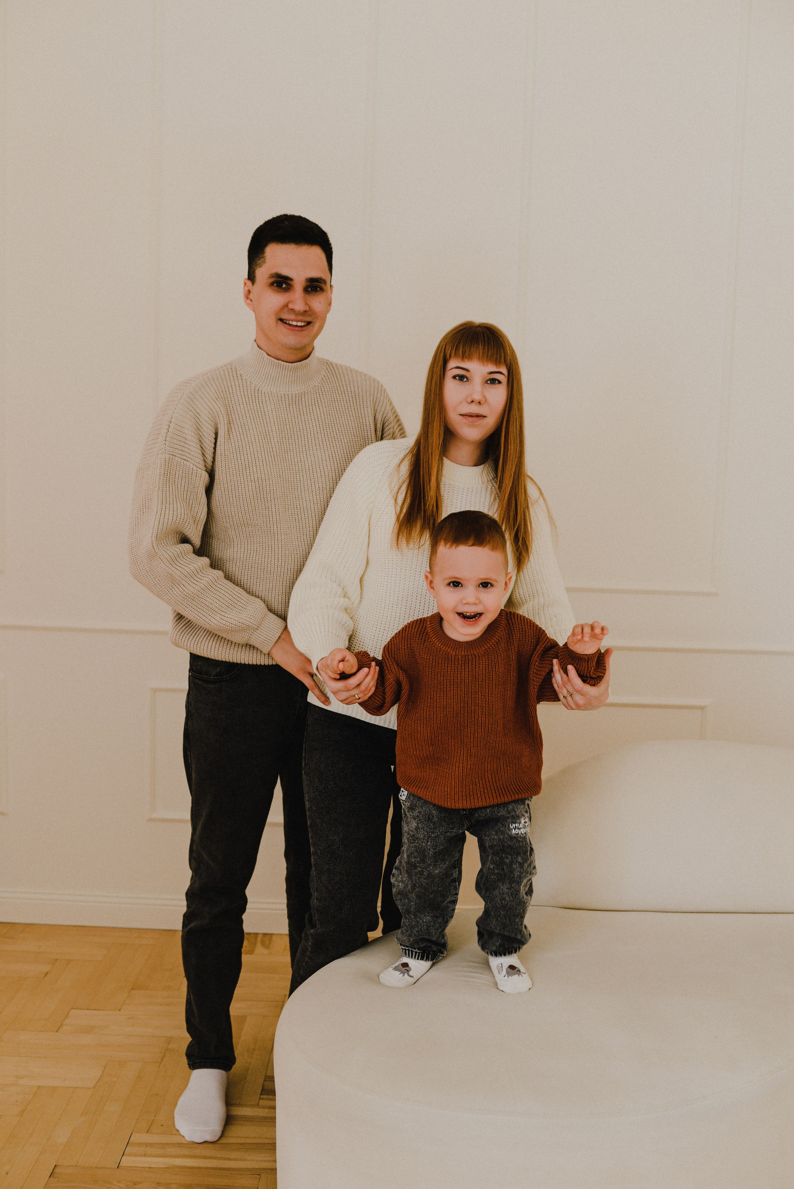 Антон, Вика и маленький Лёва. Фотограф Ярута Оксана / Ростов-на-Дону