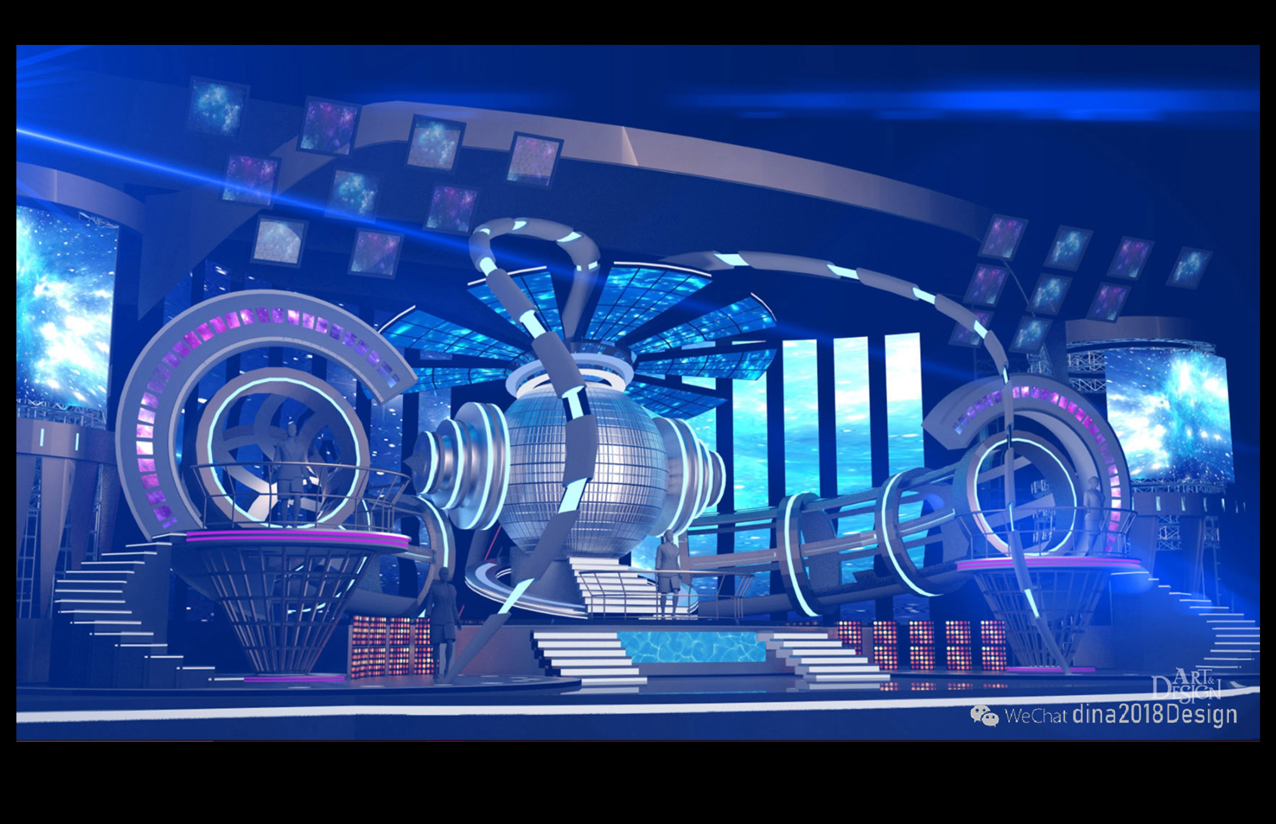 STAGE CONCEPTS. Munina Dina. Set design portfolio