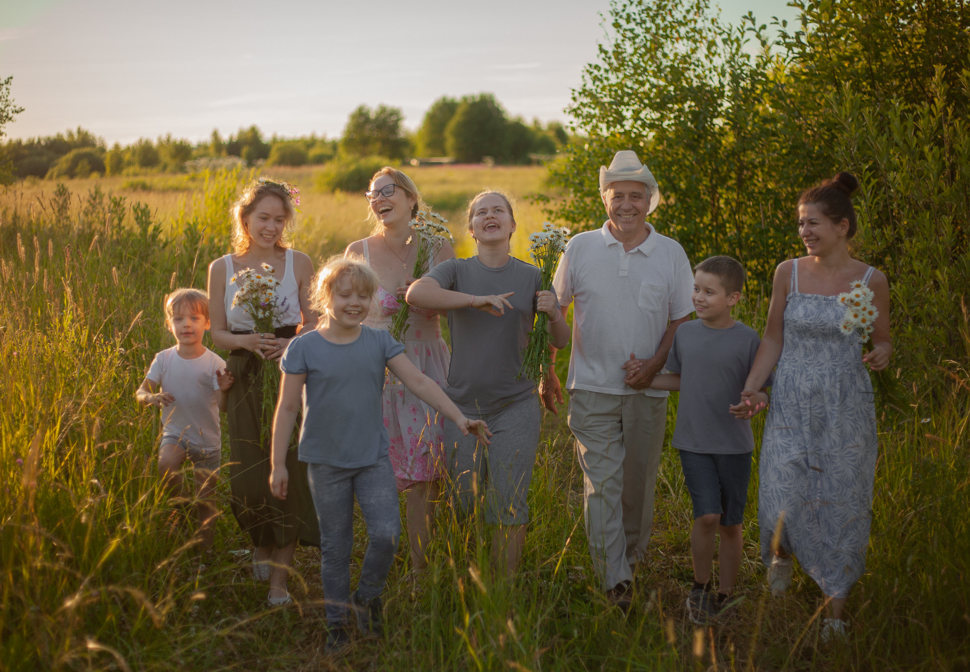 Большая семейная съёмка