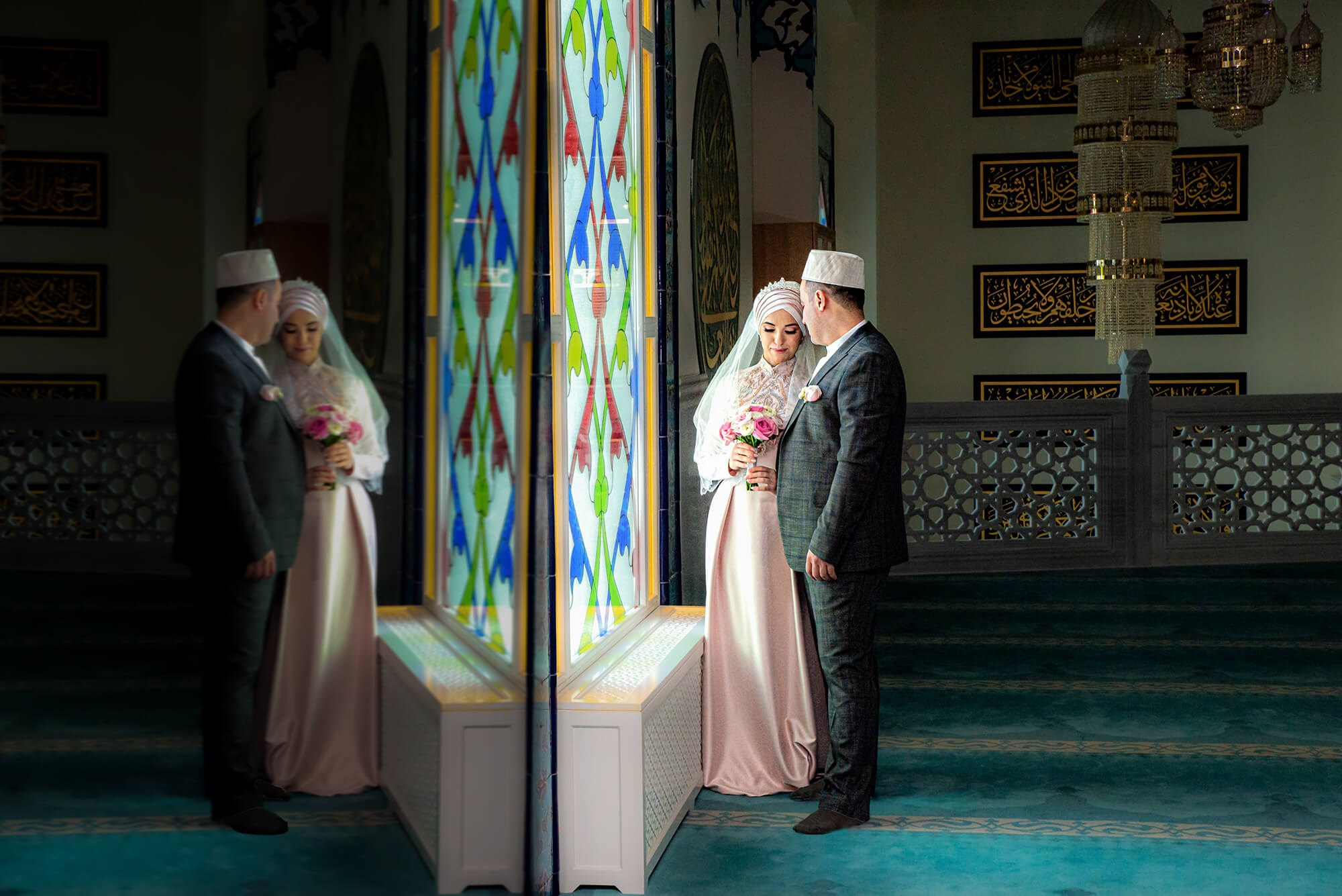 Никах Дерья и Зульфия. Стилист, видеограф, фотограф на никах и свадьбу в Москве, Лейла Влад nikahmsk