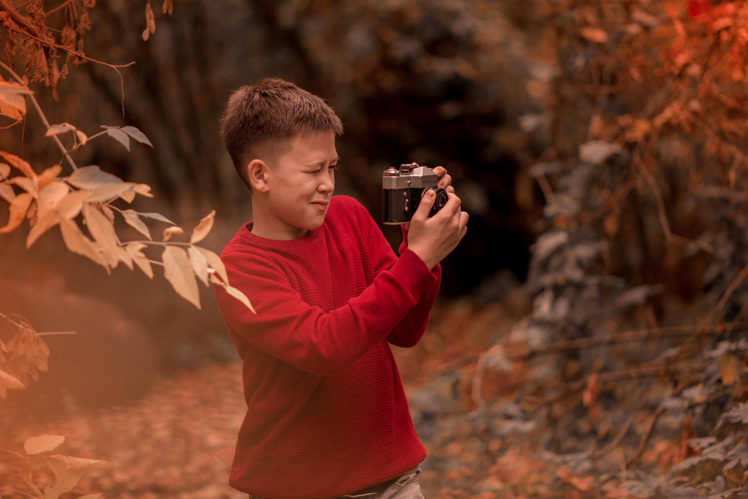Осенняя прогулка. Фотограф в Алматы Новгородская Мария