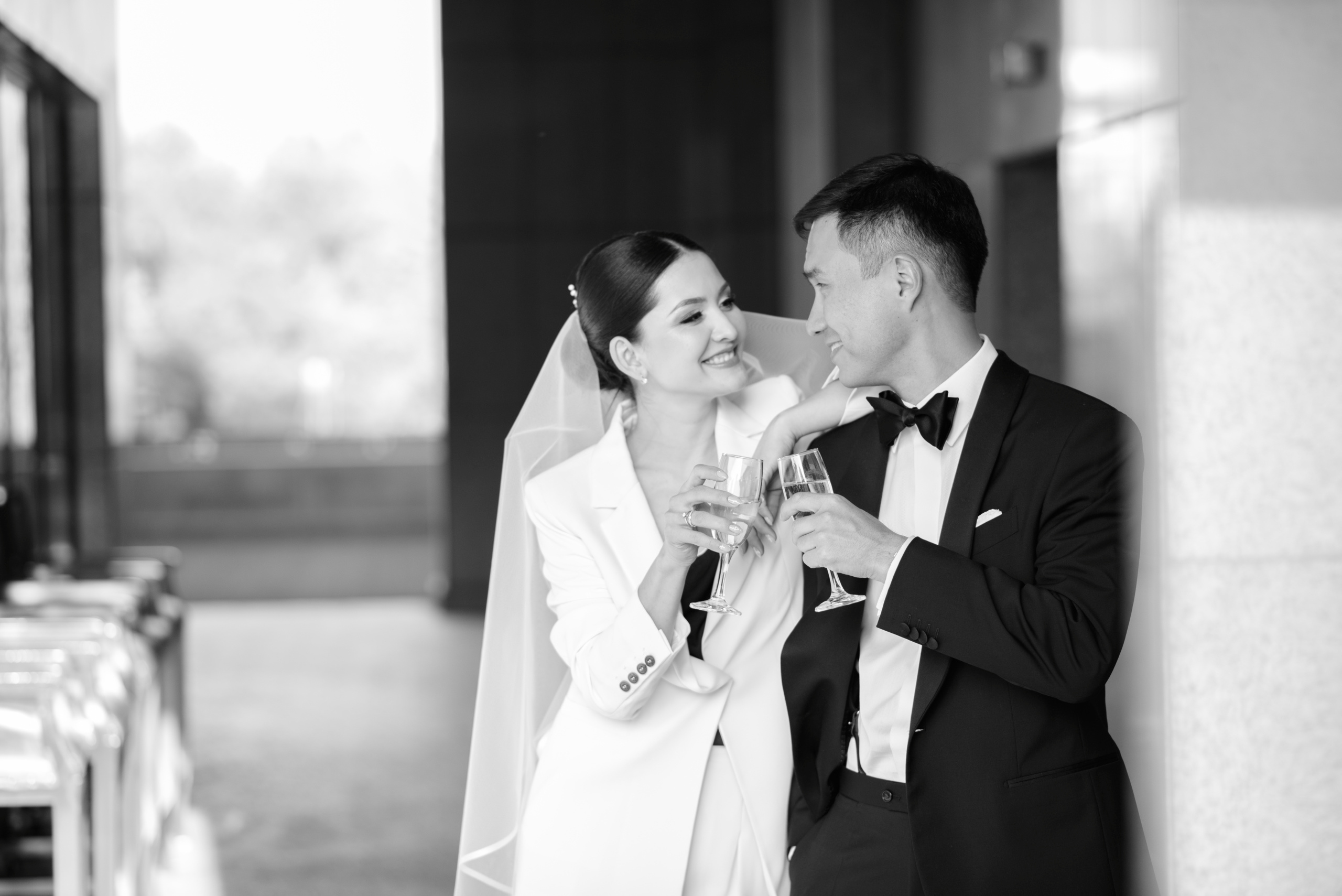 Свадьба в монохроме. Фотограф в Алматы Новгородская Мария