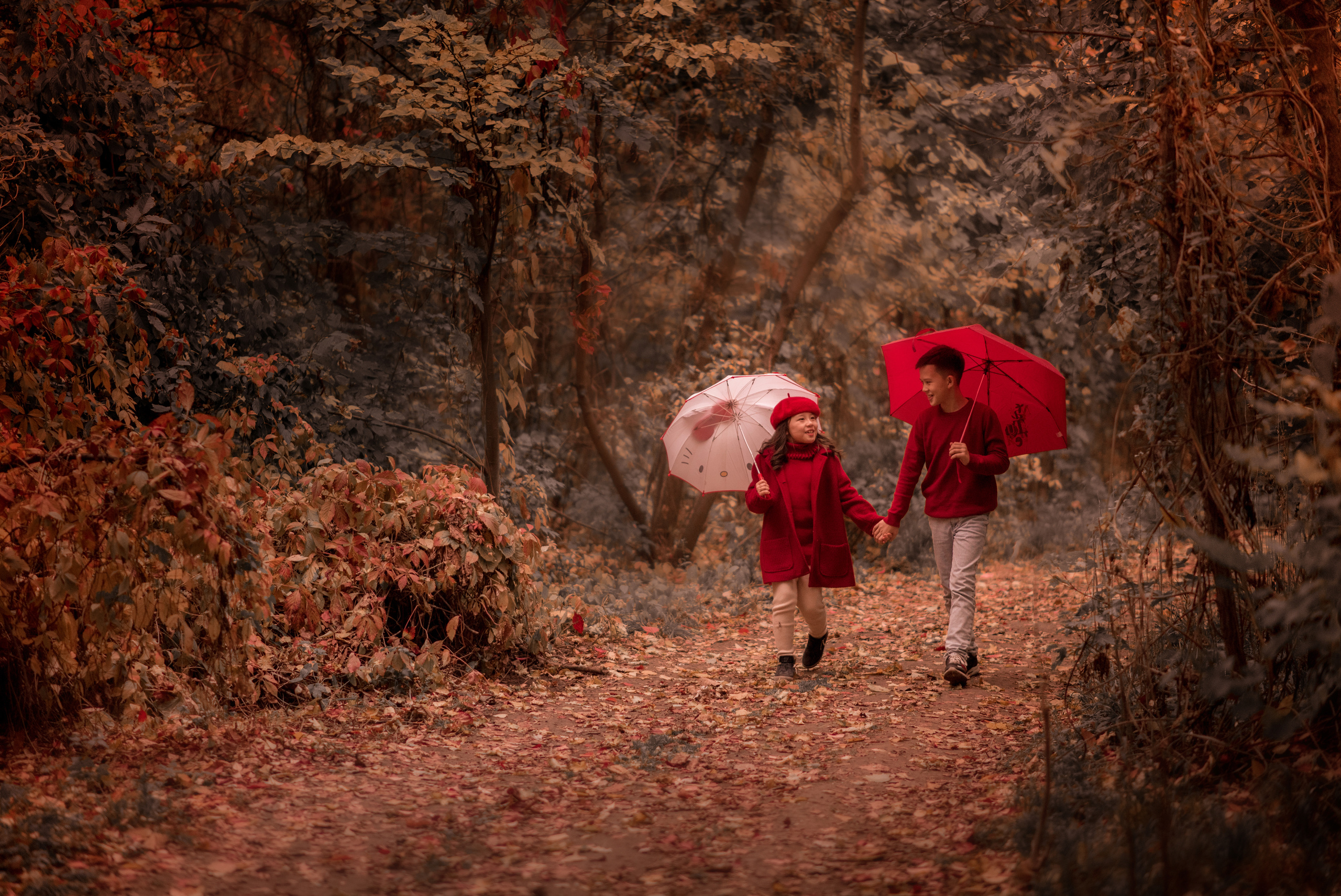 Осенняя прогулка. Фотограф в Алматы Новгородская Мария