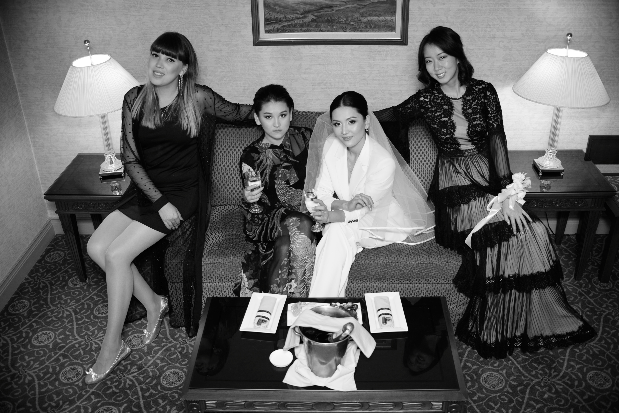 Свадьба в монохроме. Фотограф в Алматы Новгородская Мария