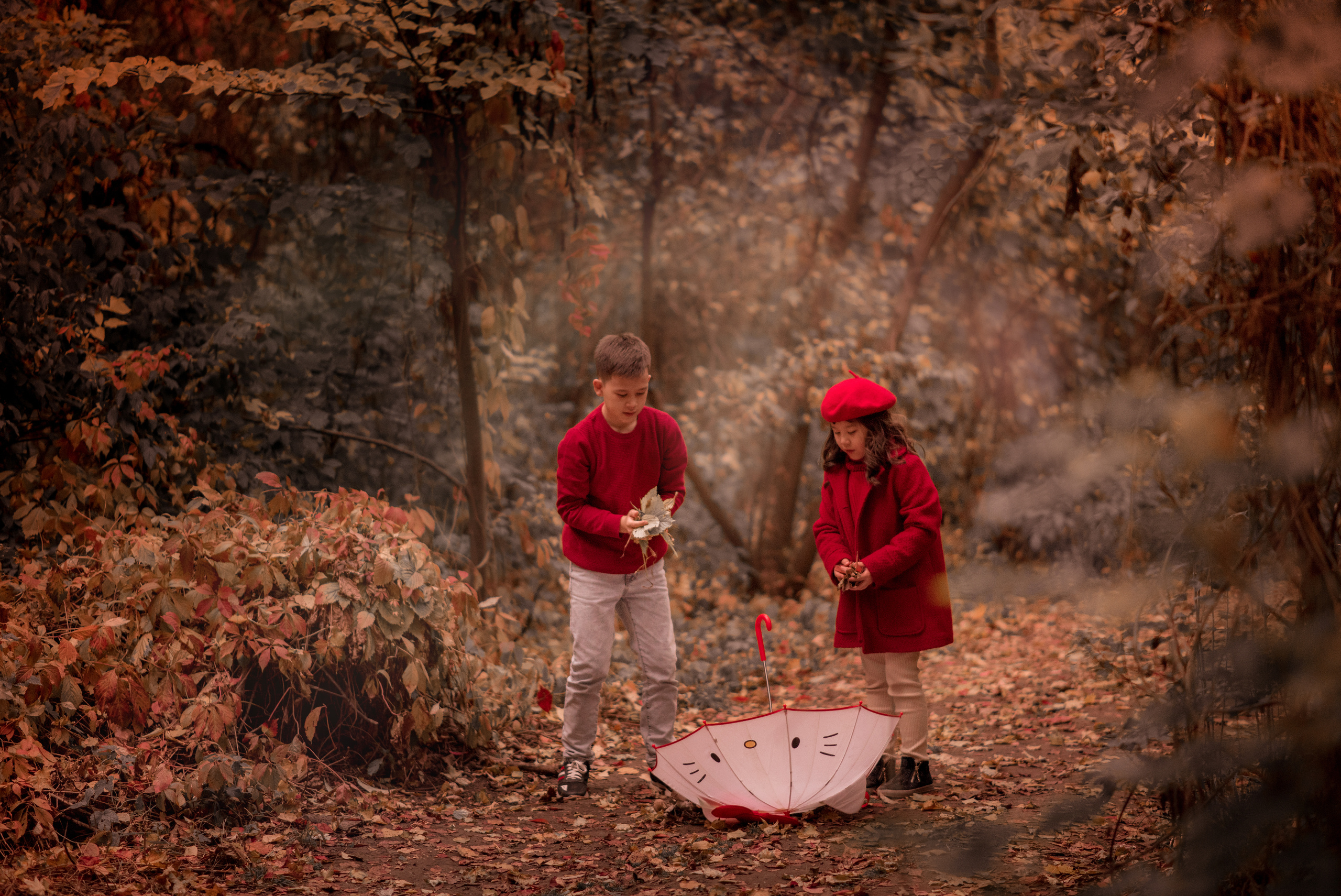 Осенняя прогулка. Фотограф в Алматы Новгородская Мария