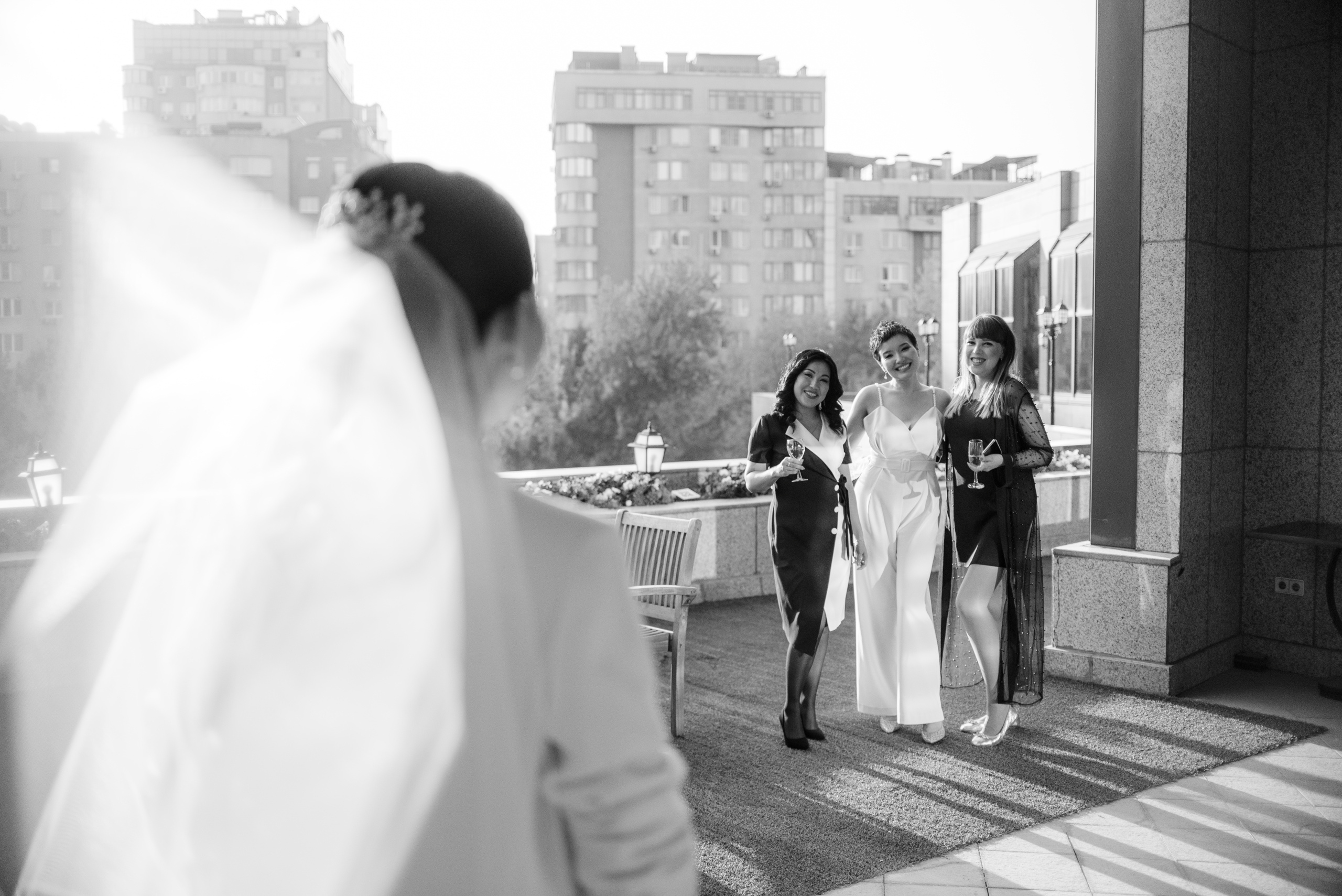 Свадьба в монохроме. Фотограф в Алматы Новгородская Мария