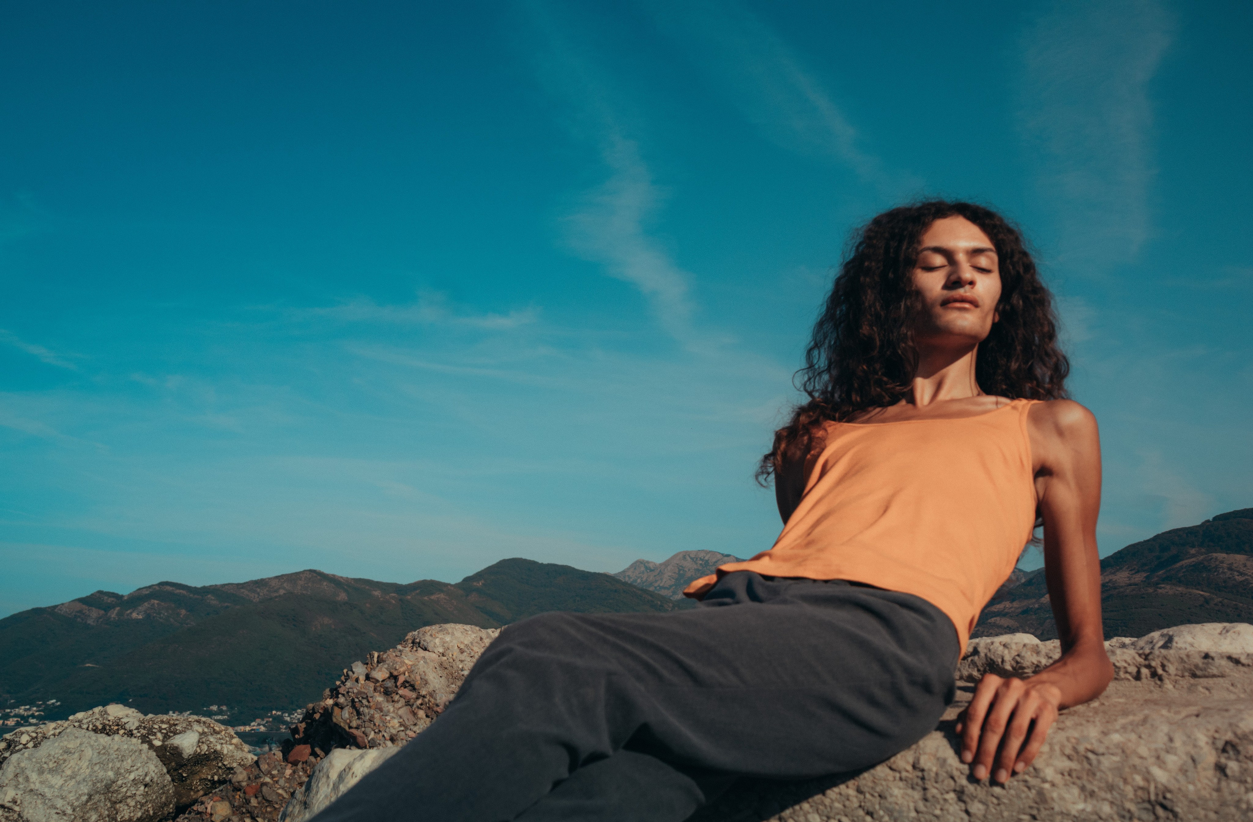 Minimalistic photoshoot for men in Montenegro. Portrait photographer in Tivat Montenegro Katerina Kirsanova