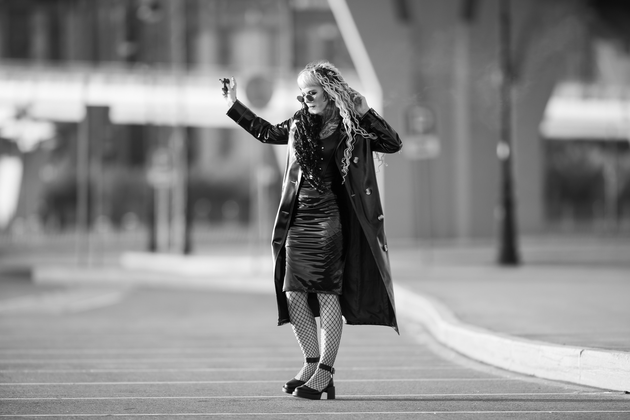 Оля. Паркинг. Портретный фотограф в Санкт-Петербурге Александр Быстрицкий